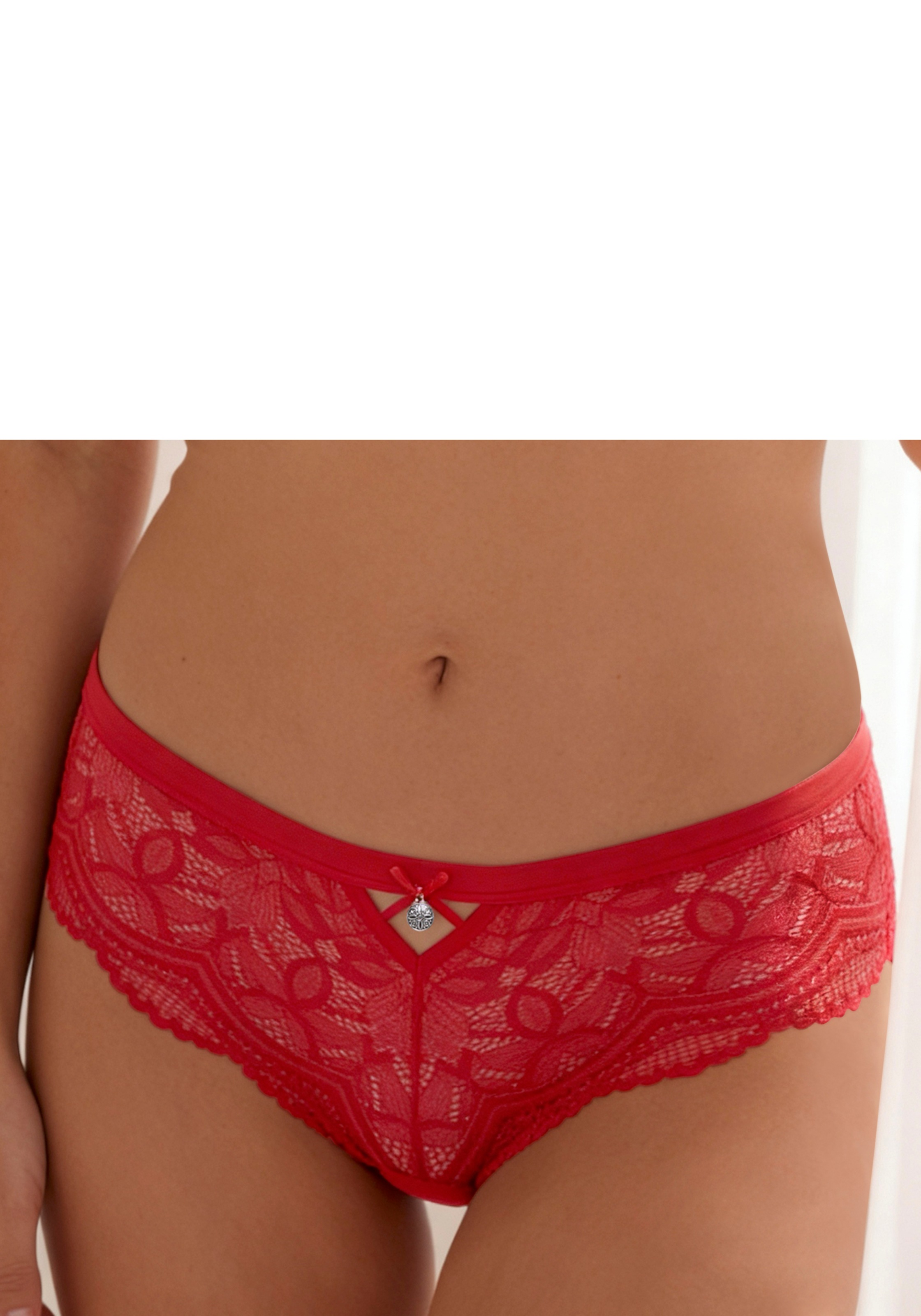 Nuance by Lascana Panty "Vivianna" rundherum aus transparenter Spitze