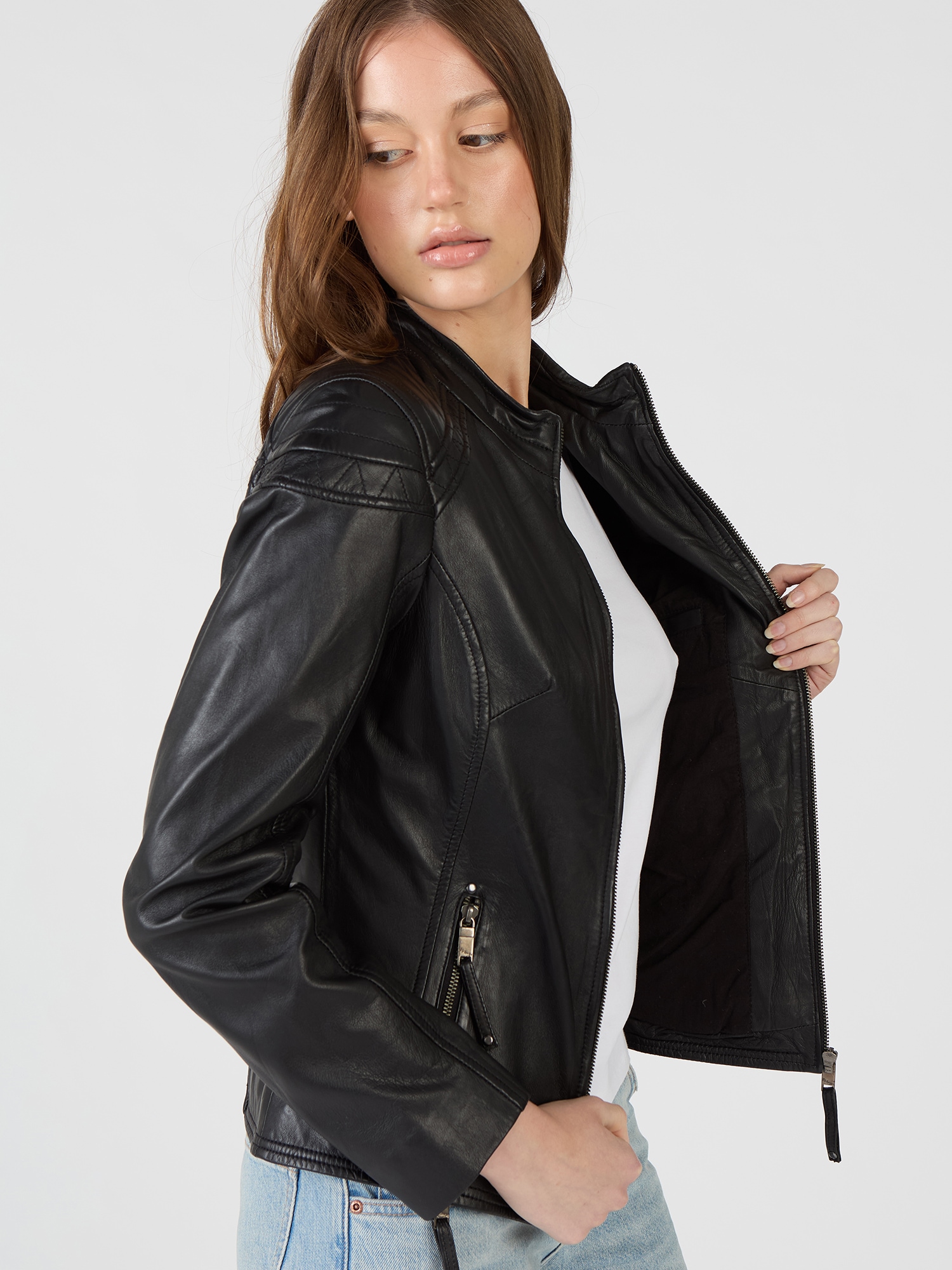Maze Lederjacke »Water«