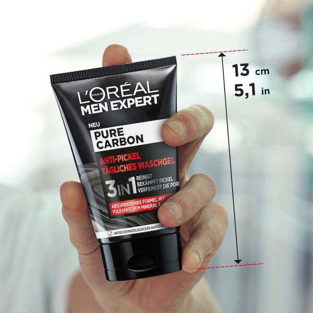 L'ORÉAL PARIS MEN EXPERT Gesichtsreinigungsgel »Pure Carbon Anti-Pickel«  bestellen | BAUR