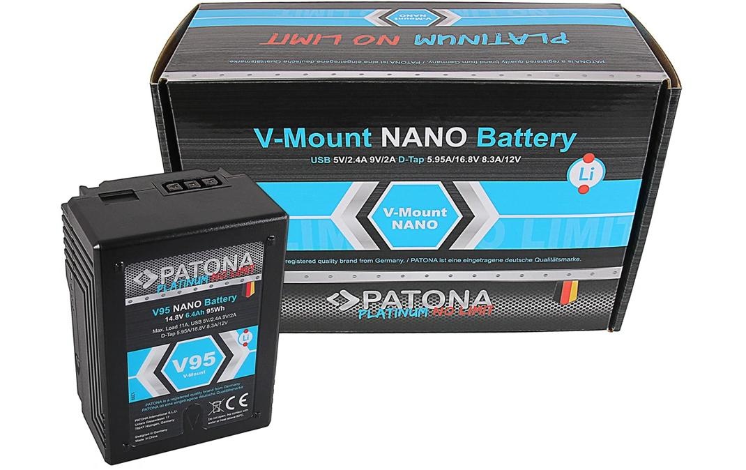   Akku »Patona Platinum NANO Akku für Sony DSR 600P« 6.400 mAh