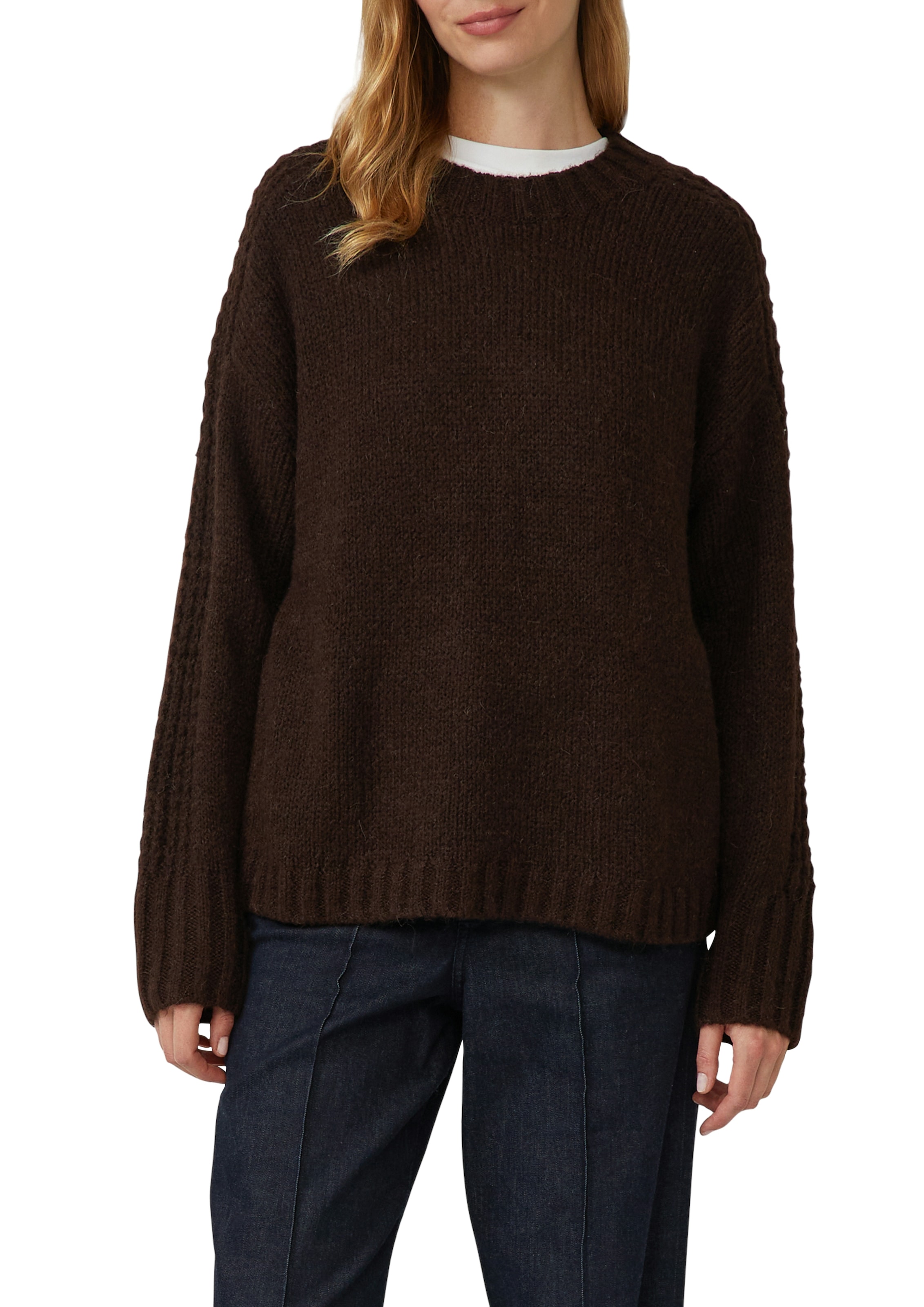 s.Oliver Strickpullover mit Rippbündchen günstig online kaufen