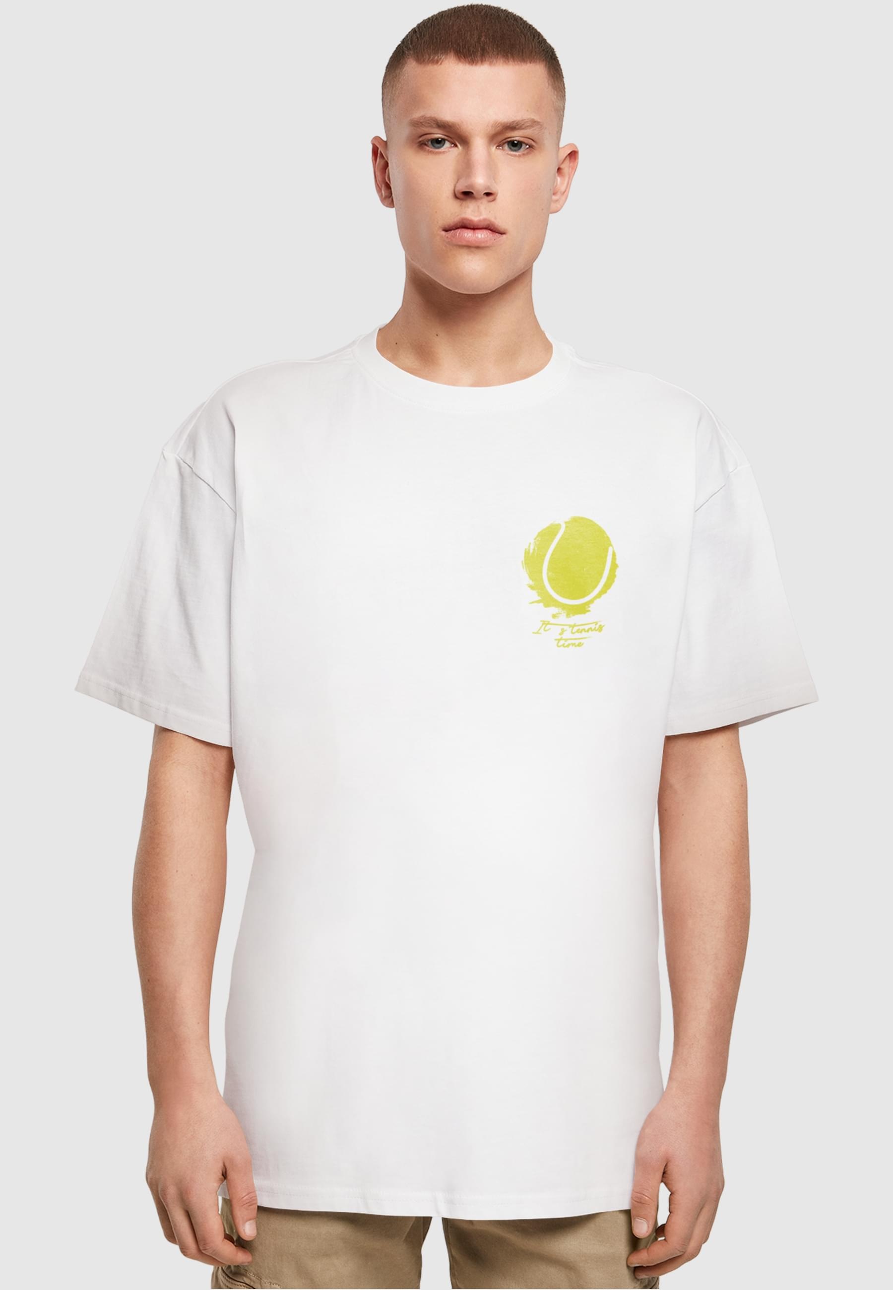 Merchcode T-Shirt »Merchcode Herren Its Tennis Time Heavy Oversized Tee«, (1 tlg.)