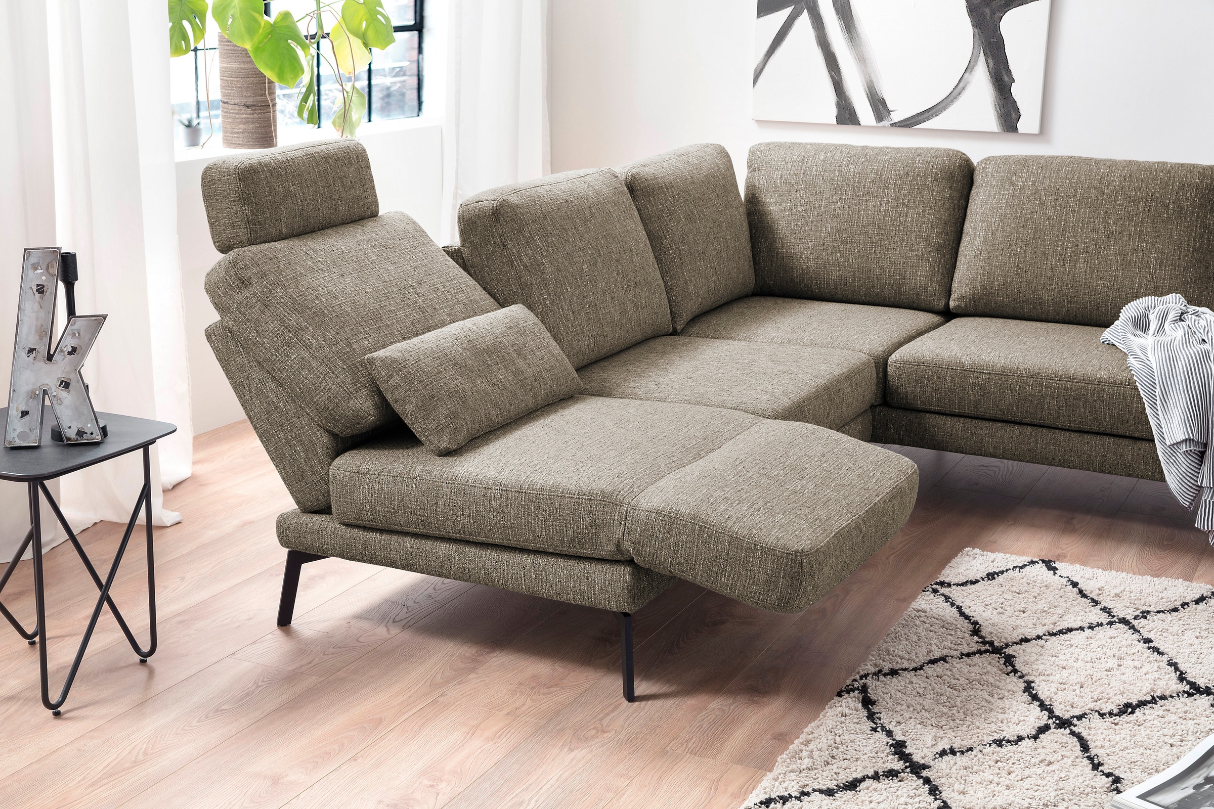 3C Candy Ecksofa "Kairo Multifunktion-Sofa, bequem und viele Komfortfunktio günstig online kaufen