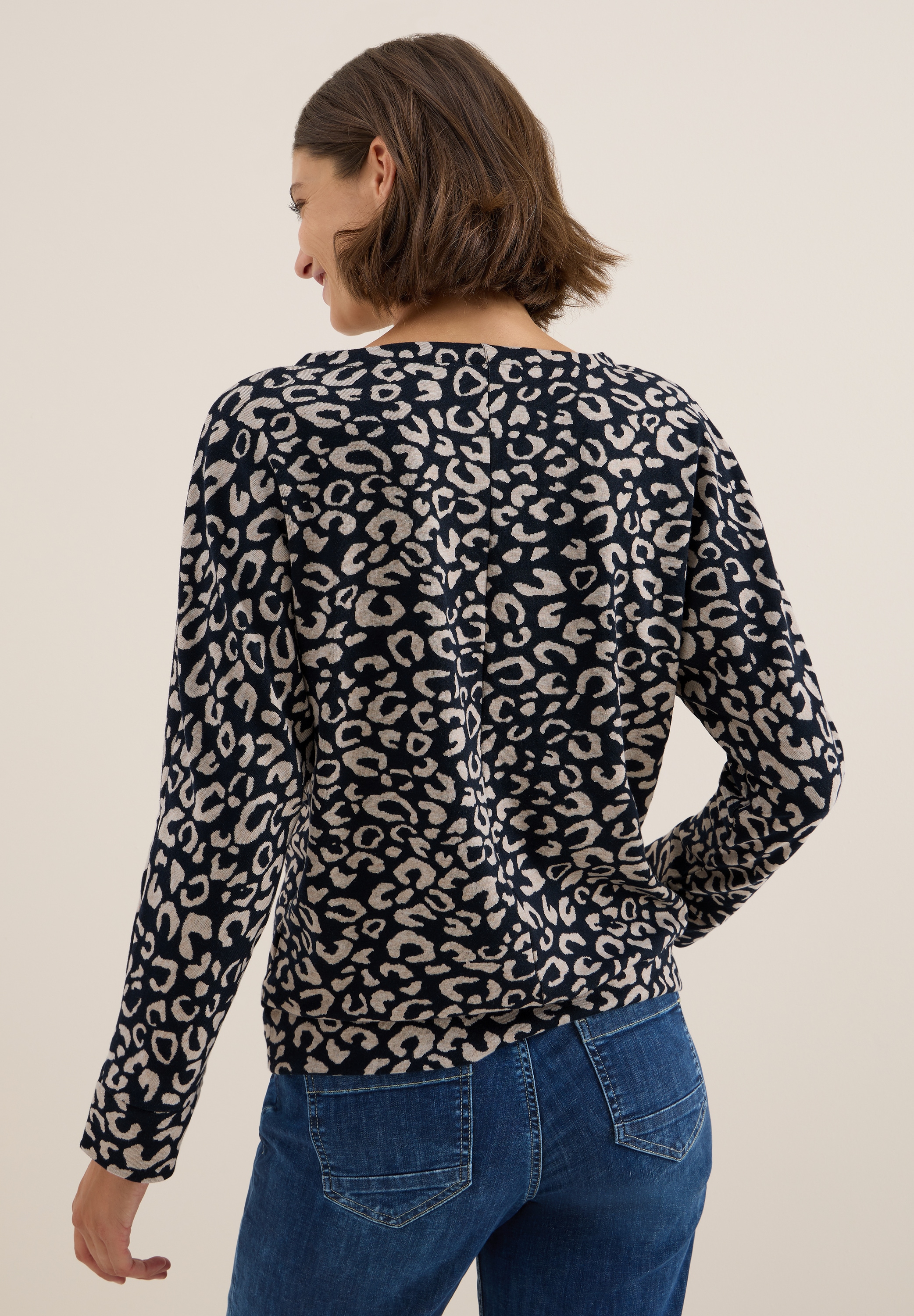 Cecil Langarmshirt, im Leo Design