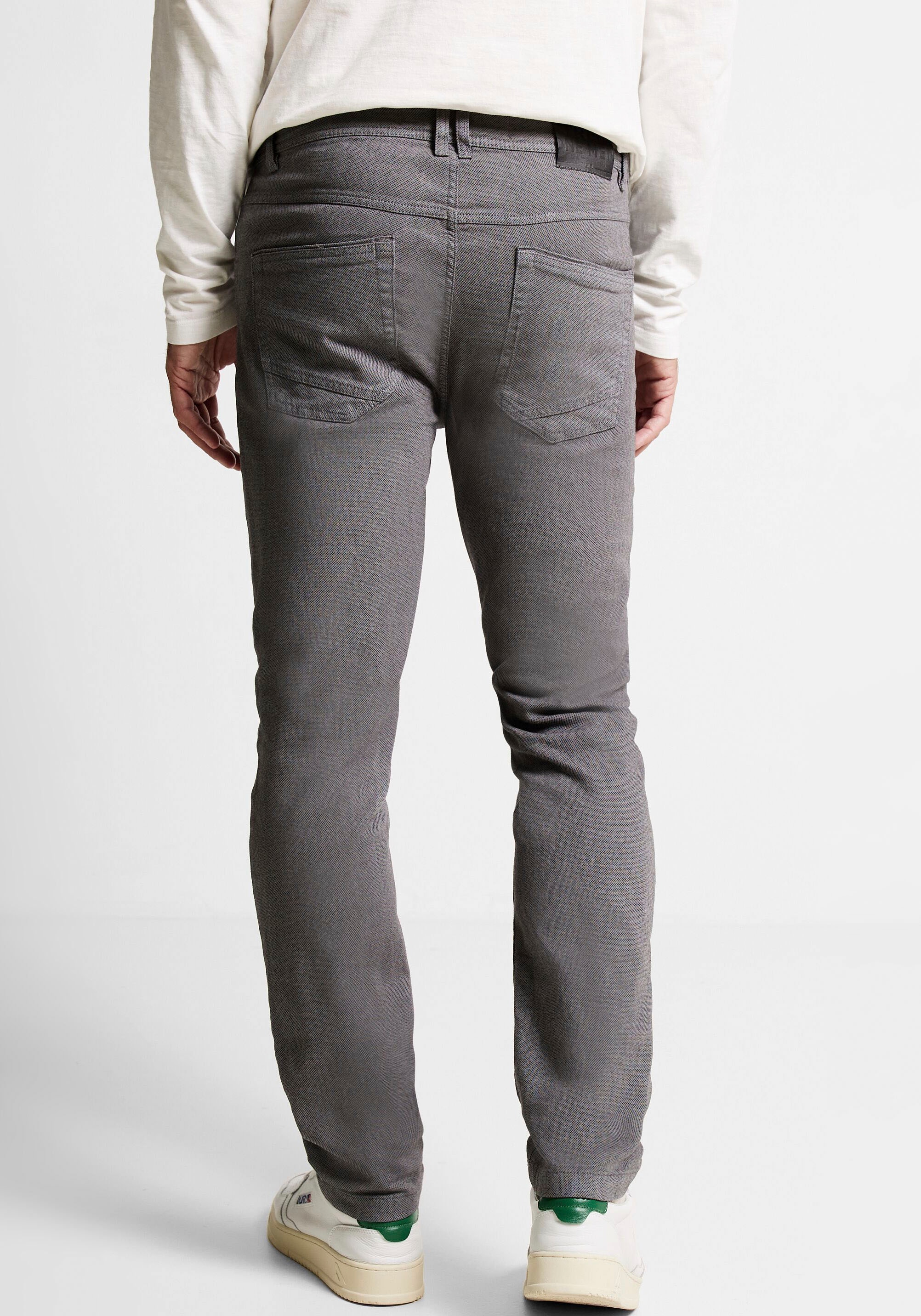 STREET ONE MEN Chinohose, mit strukturierter Optik