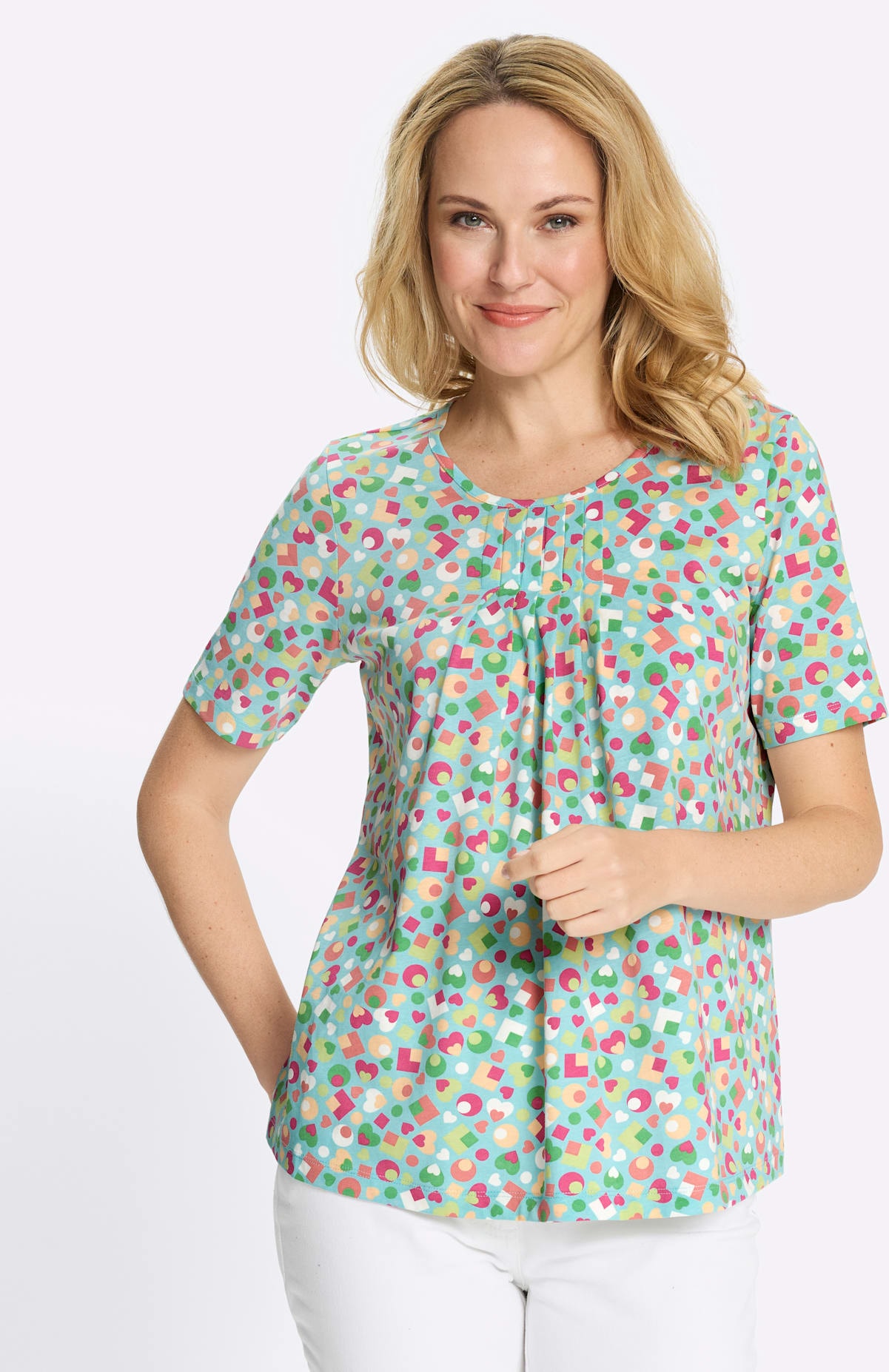 Classic Basics Kurzarmshirt "Longshirt", 1 tlg. günstig online kaufen