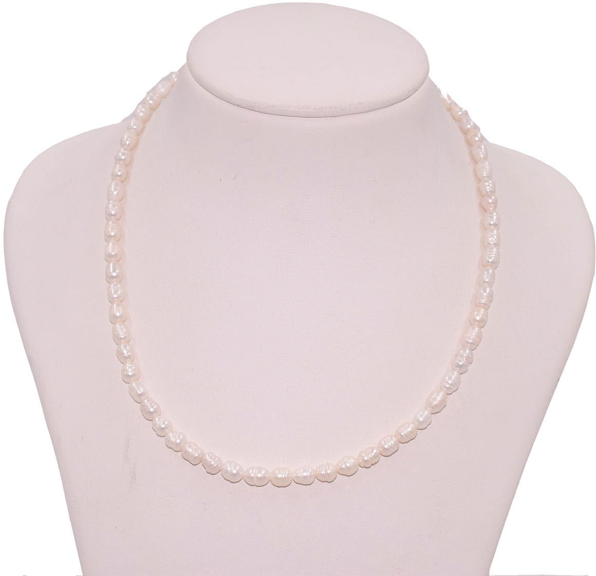 Firetti Perlenkette »Schmuck Geschenk Messing Halsschmuck Halskette«, Made in Germany - mit Süßwasserzuchtperle