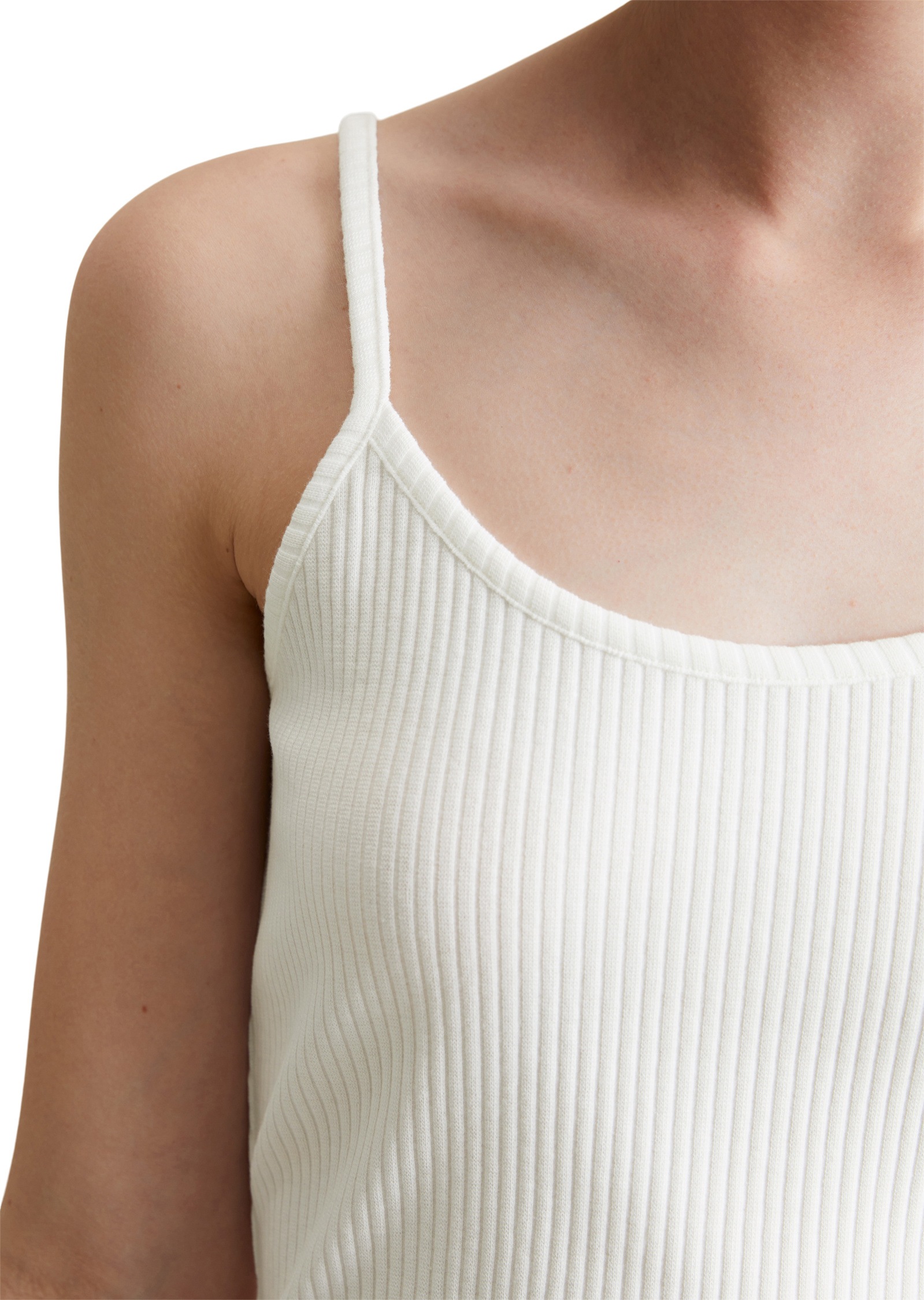 Marc O'Polo DENIM T-Shirt »aus Rippjersey«