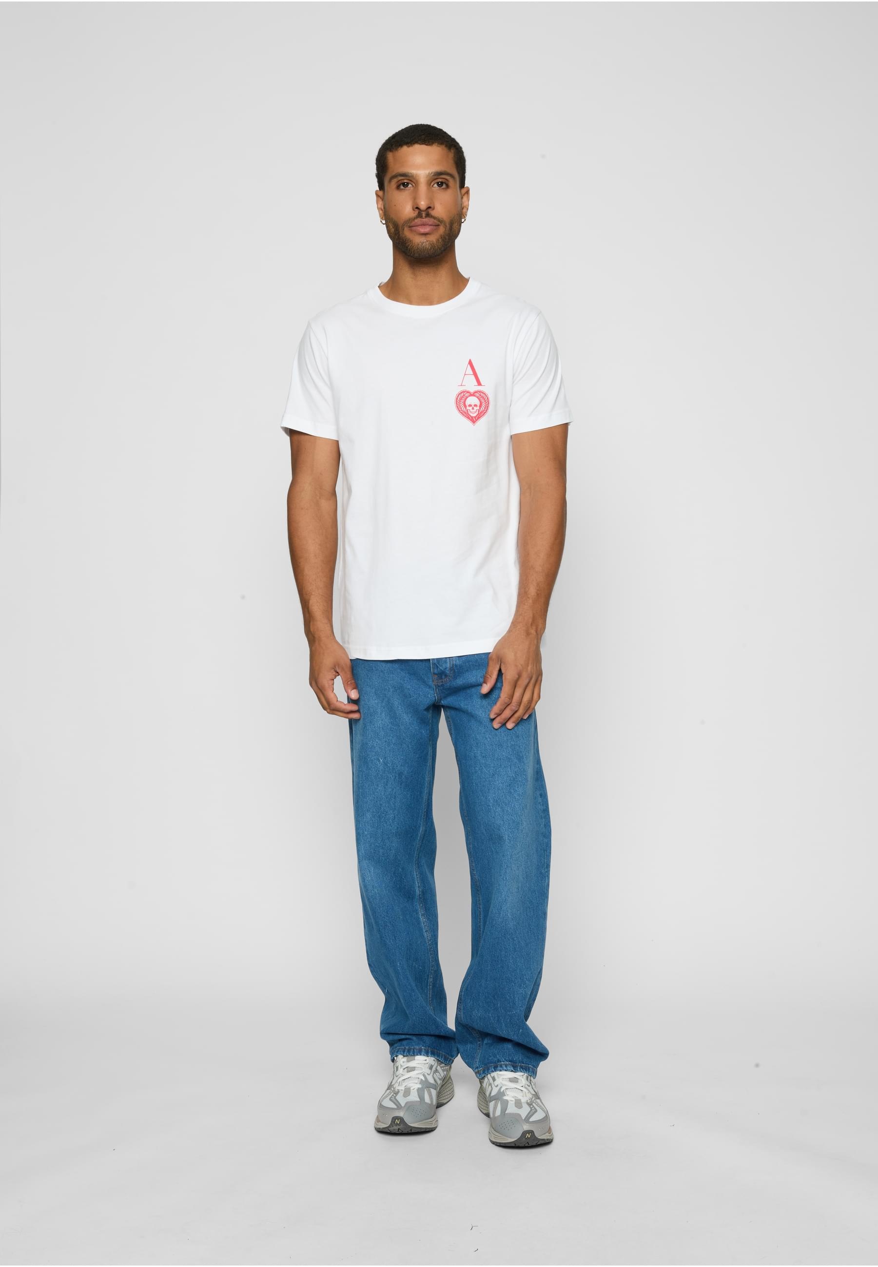 MisterTee T-Shirt »MisterTee Herren Skull Heart Tee«, (1 tlg.)