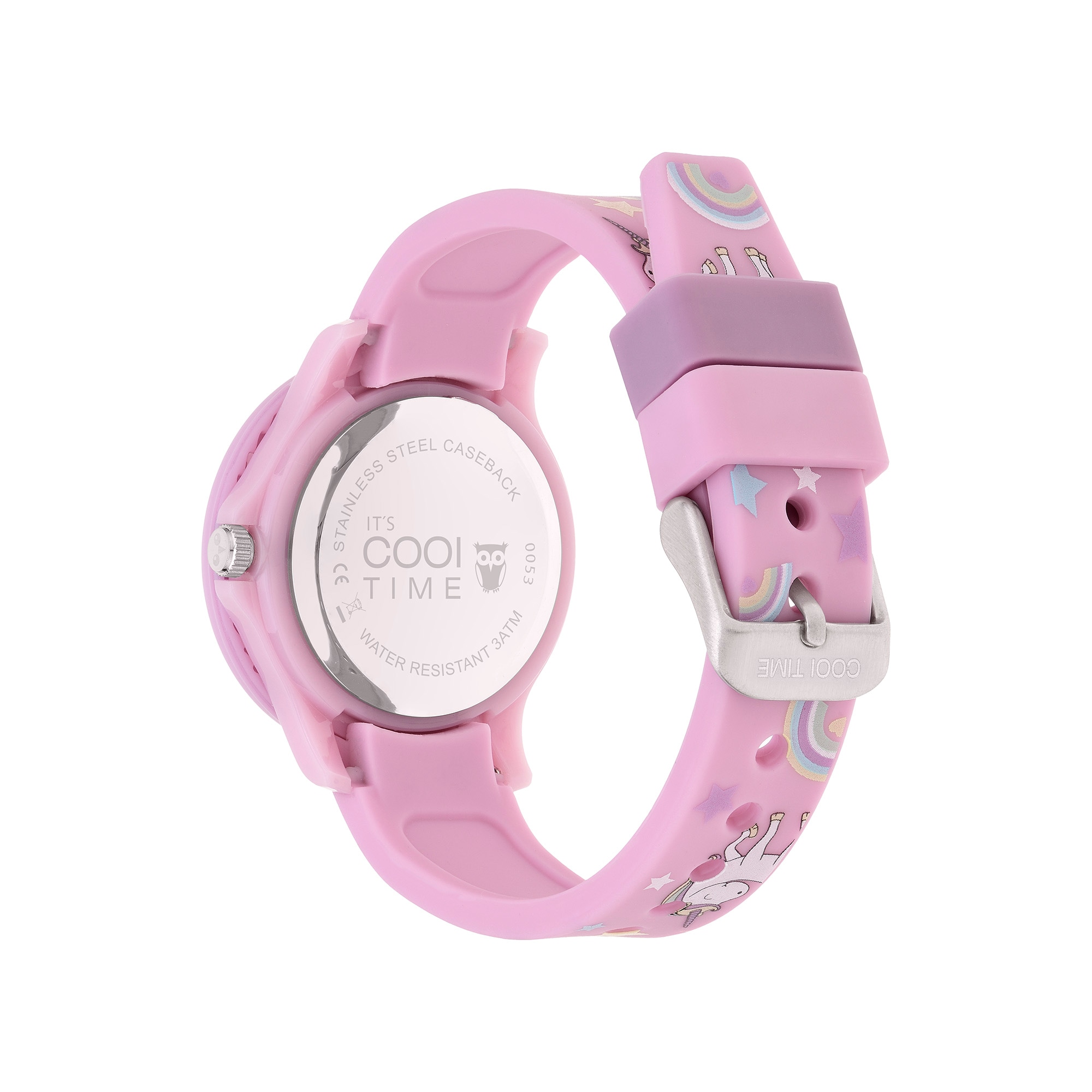 COOL TIME Quarzuhr »The Cool Pink Unicorn« Armbanduhr, Silikonarmband, Kinderuhr, Mädchen, analog