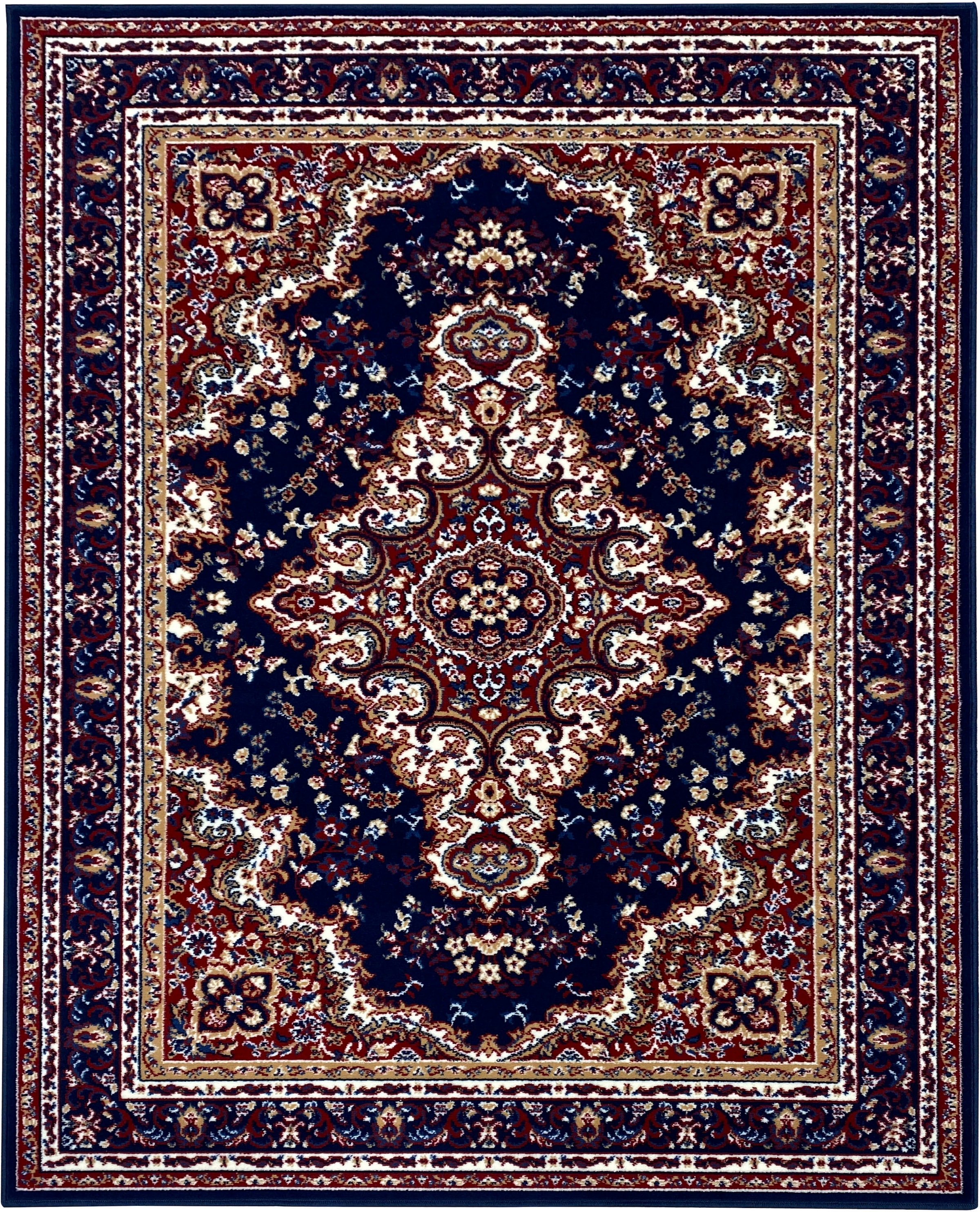 Home affaire Teppich »Oriental, Made in Belgium«, rechteckig, 7 mm Höhe, Orient-Optik, mit Bordüre, Teppich, Kurzflor, Weich, Kundenliebling