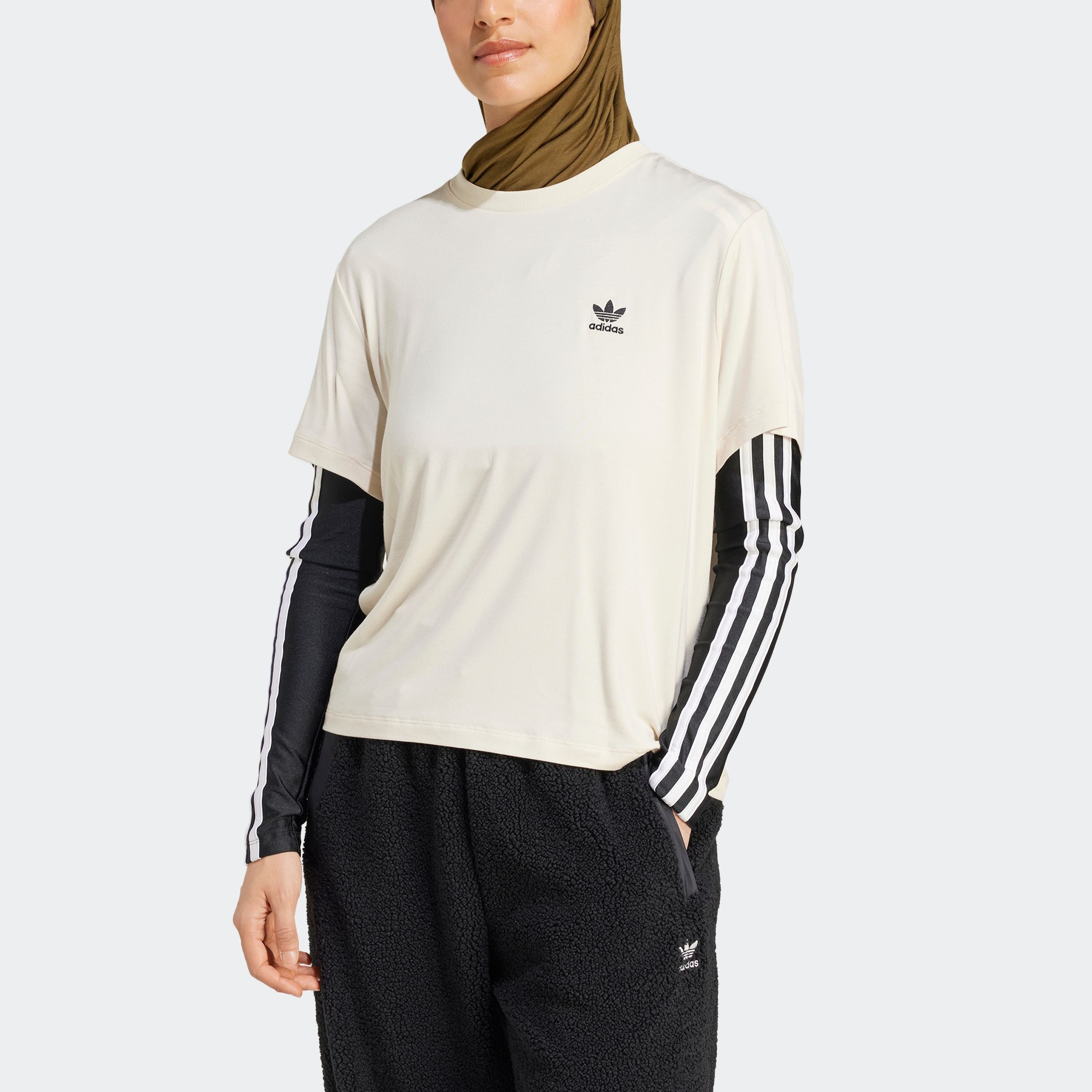 adidas Originals T-Shirt "TREFOIL TEE LEO" günstig online kaufen