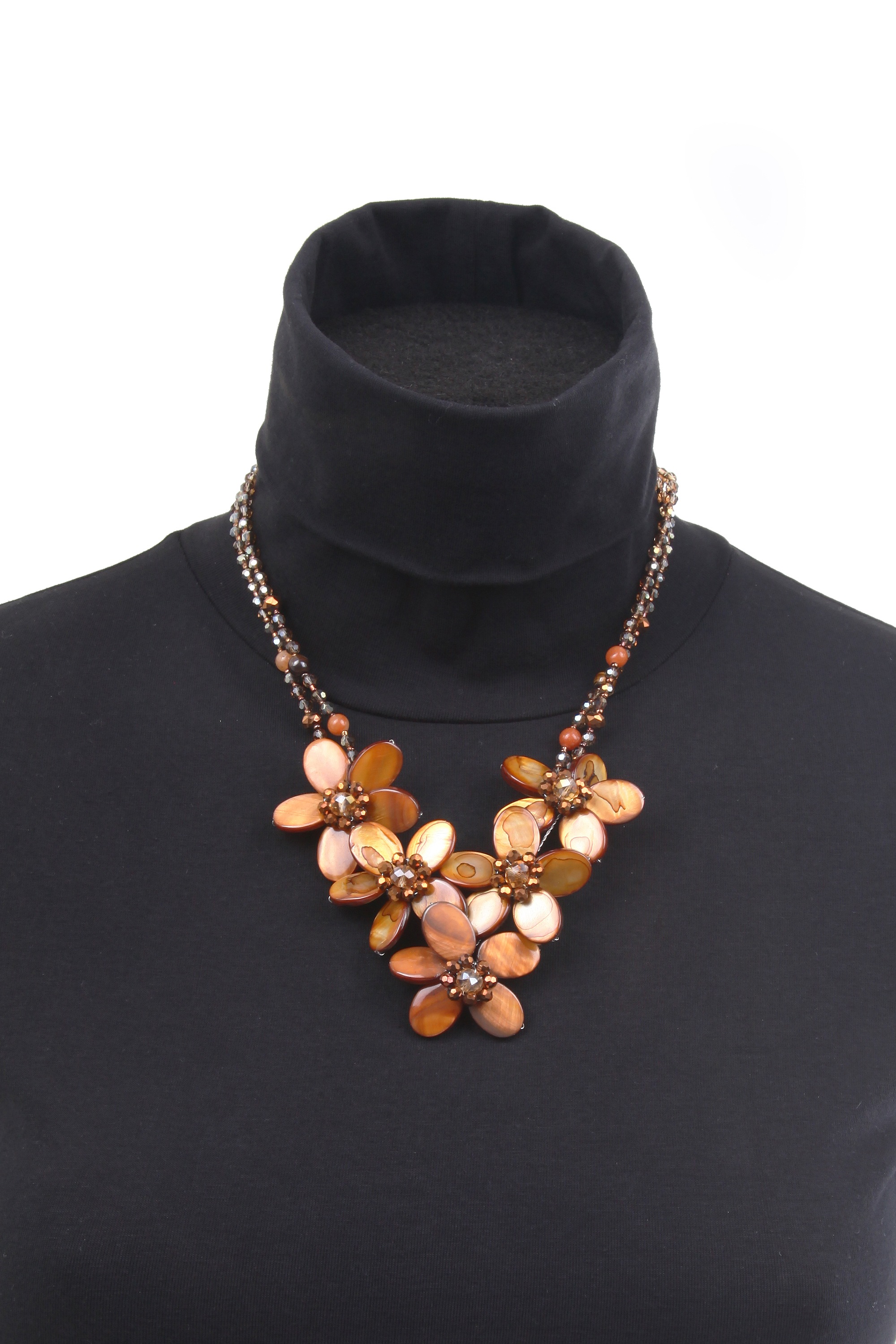 COLLEZIONE ALESSANDRO Kette mit Anhänger »Padma«, Muschel-Blüten
