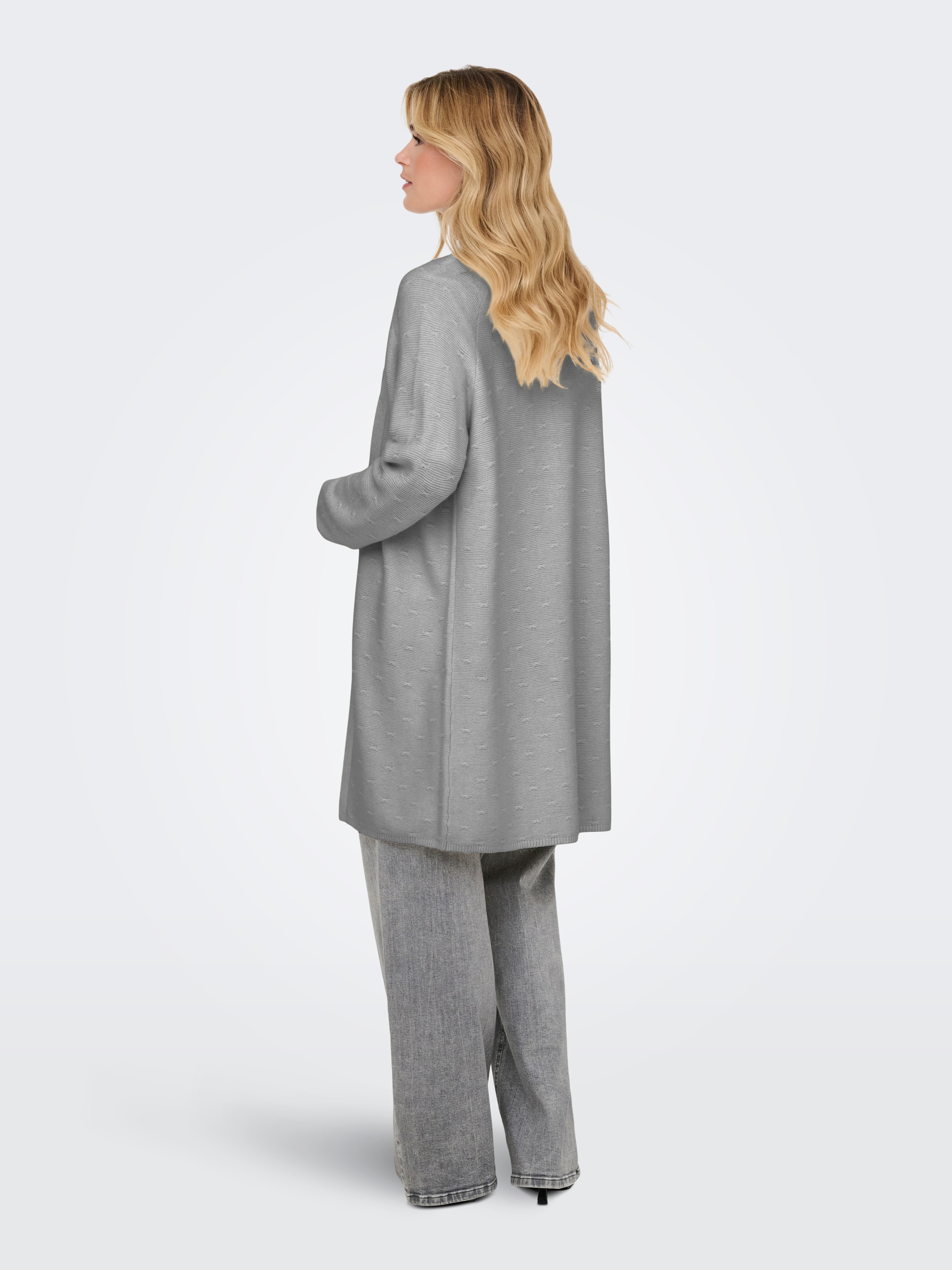 ONLY Strickjacke "ONLKATIA LS STRUCT OPEN CARDIGAN CC KNT" günstig online kaufen