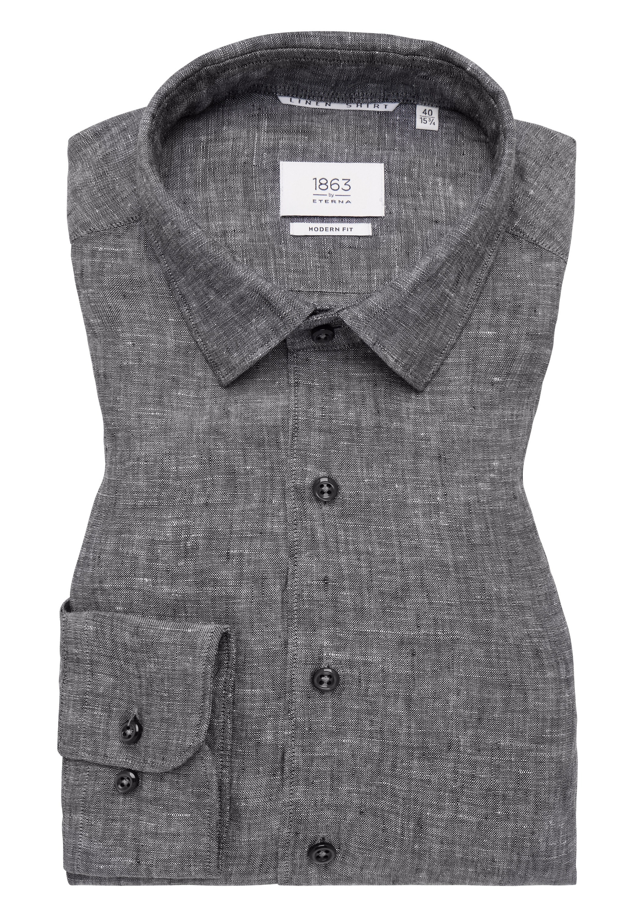 Eterna Langarmhemd »MODERN FIT«, EASY IRON (bügelleicht)