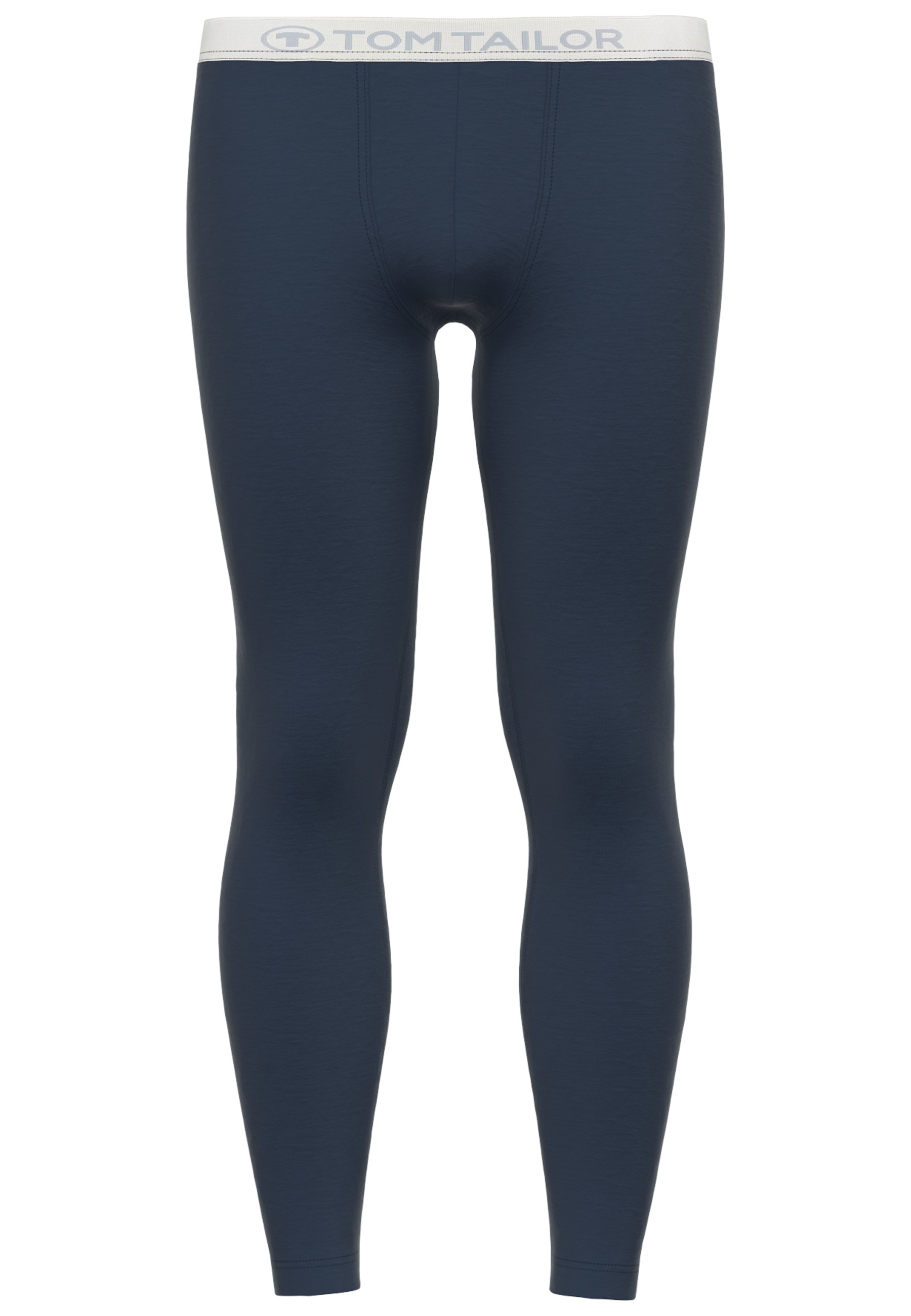 TOM TAILOR Leggings, Logobund, eng, leicht, elastisch, basic, bequem, Baumwollmix