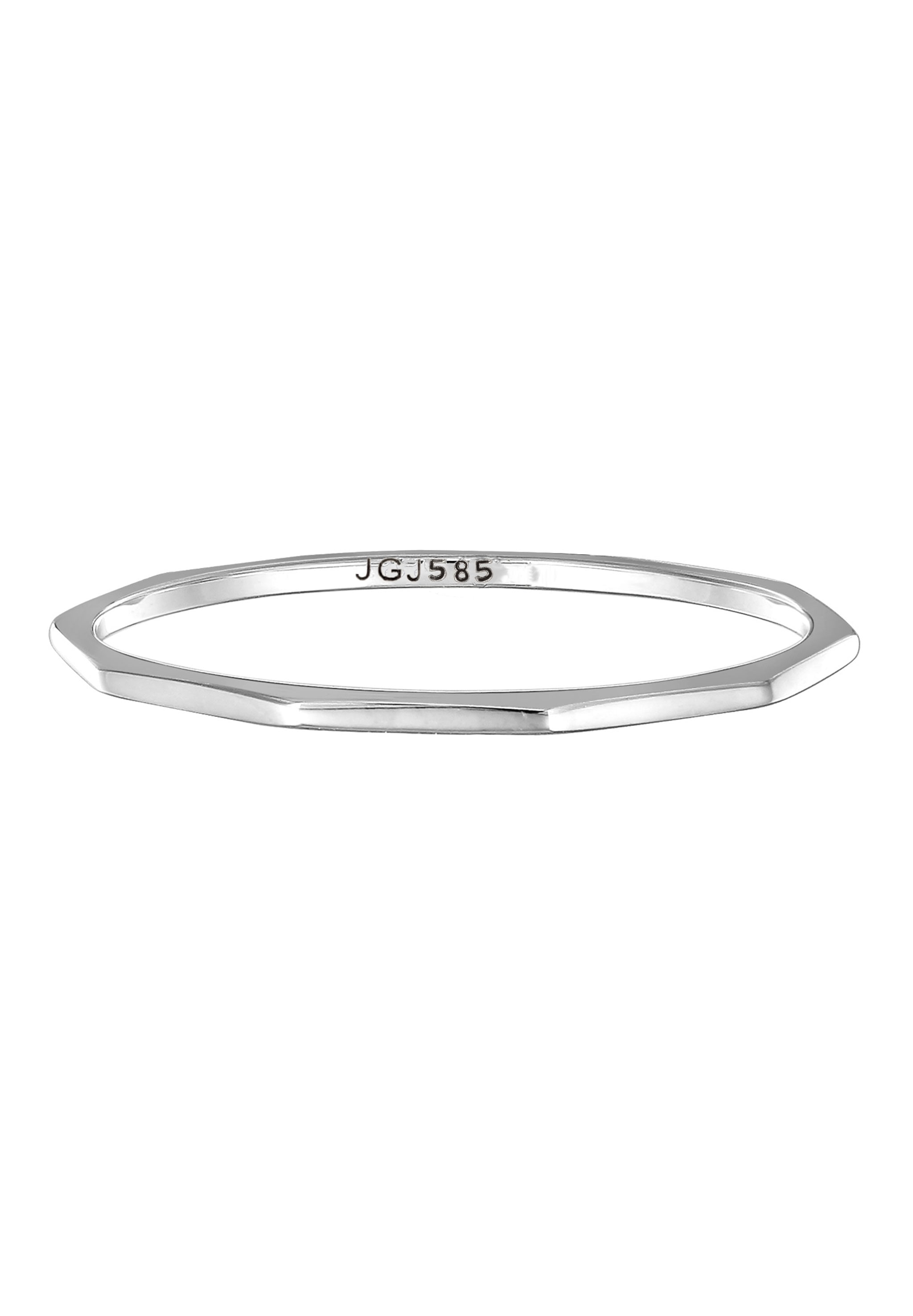 Elli Premium Fingerring »Stapelring 585 Weißgold«