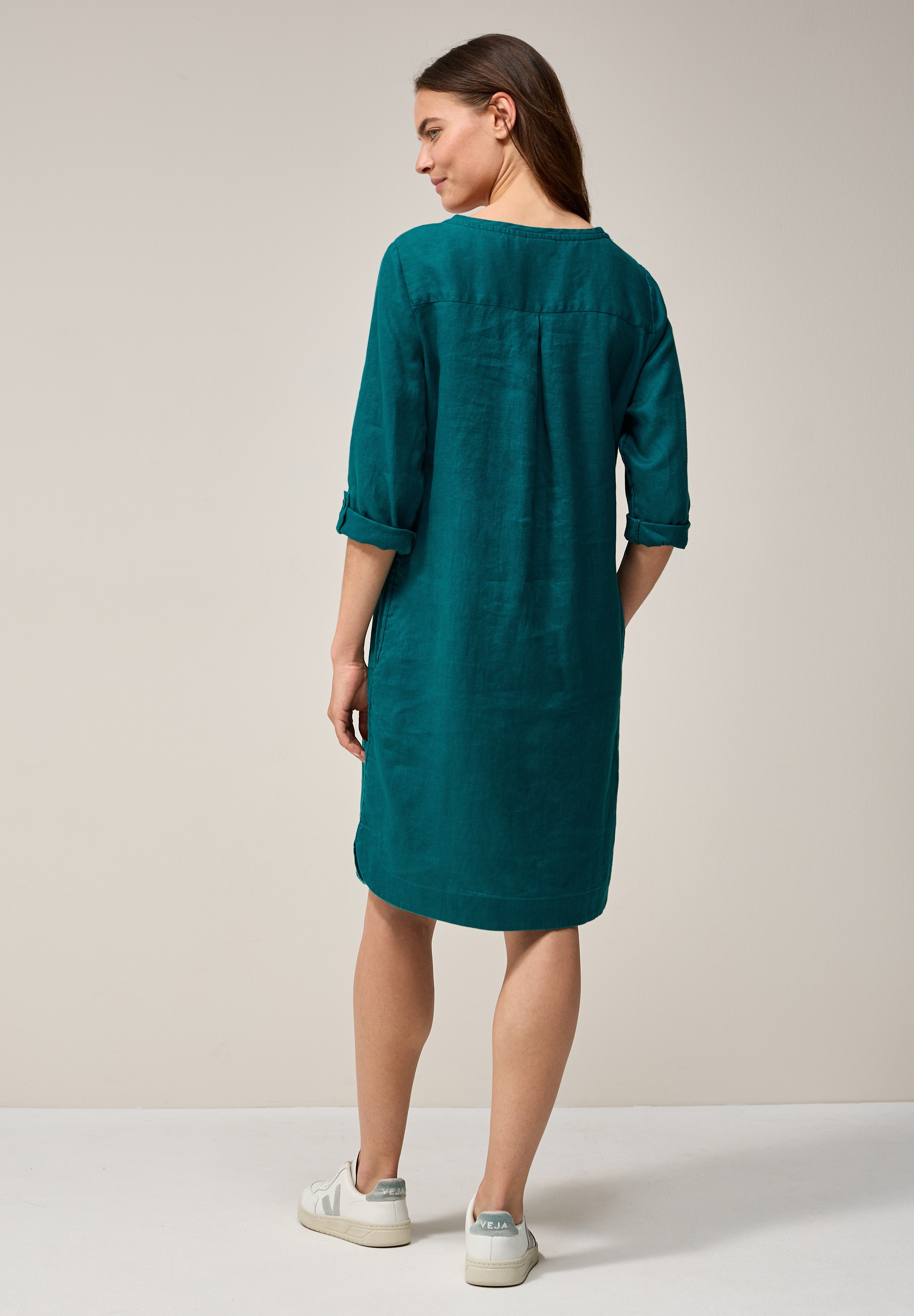 Thumbnail - Cecil Sommerkleid Ohne Taschen mit Turn-Up Funktion