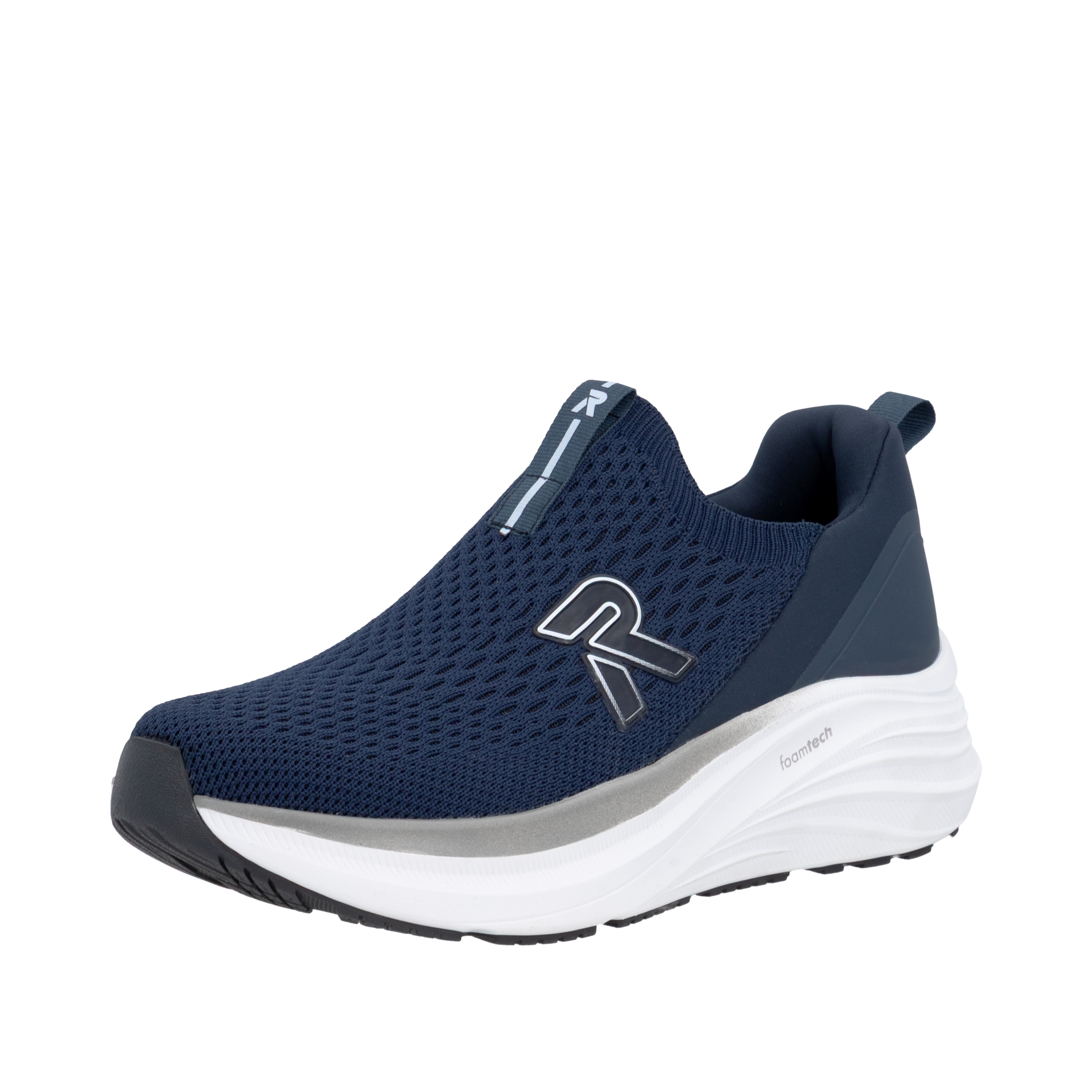 RIEKER Sport Slipper, Schlupfschuh, Freizeitsneaker mit sockenähnlichem Einstieg