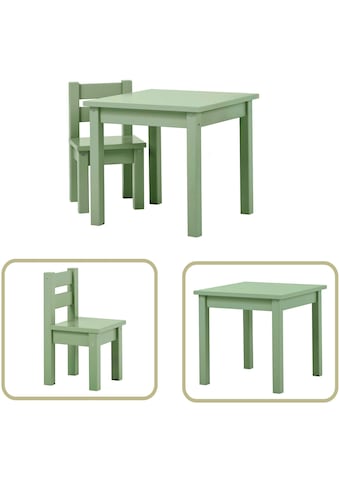 Kindersitzgruppe »MADS Kindersitzgruppe«, (Set, 2 tlg., 1 Tisch, 1 Stuhl)