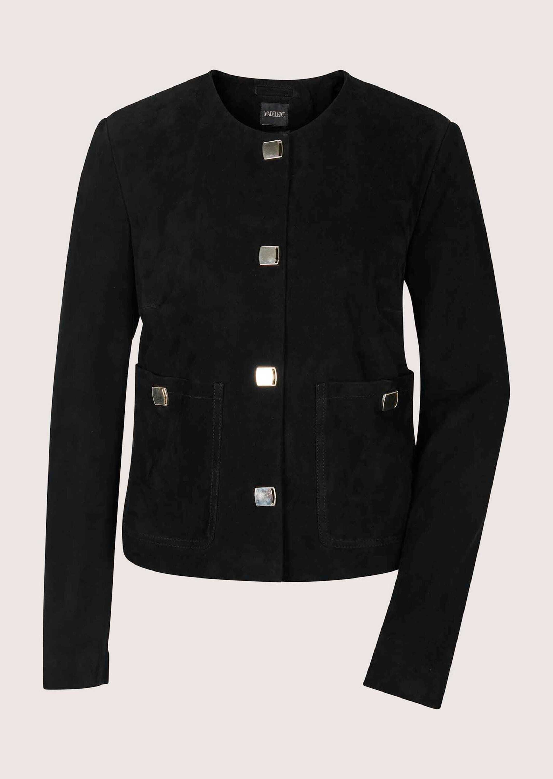 MADELEINE Lederjacke "Lederjacke Kurzjacke mit Schmuckknöpfen" günstig online kaufen