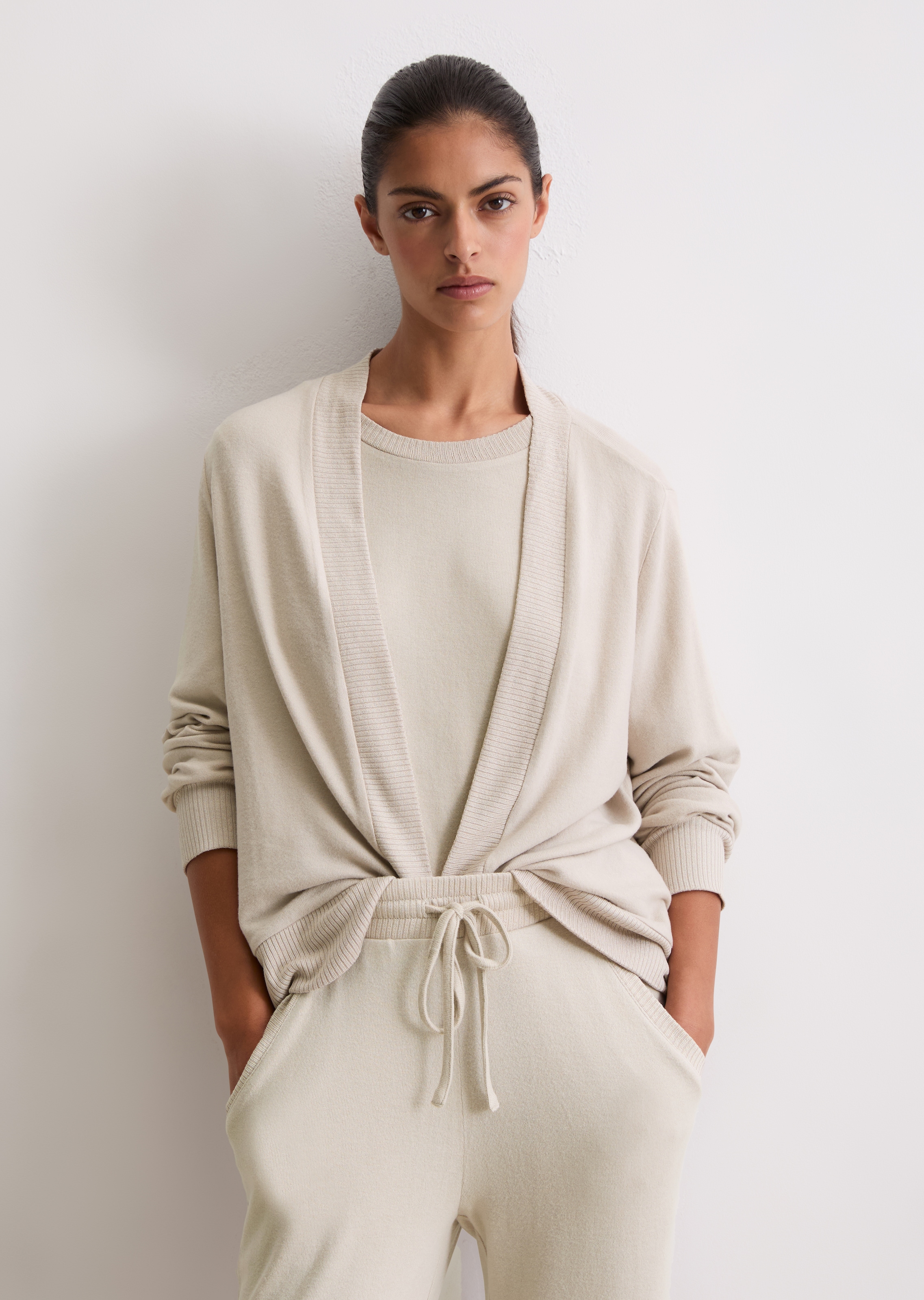 Marc O'Polo Cardigan »Soft Knit«, Langarm, ohne Verschluß, Feinstrick
