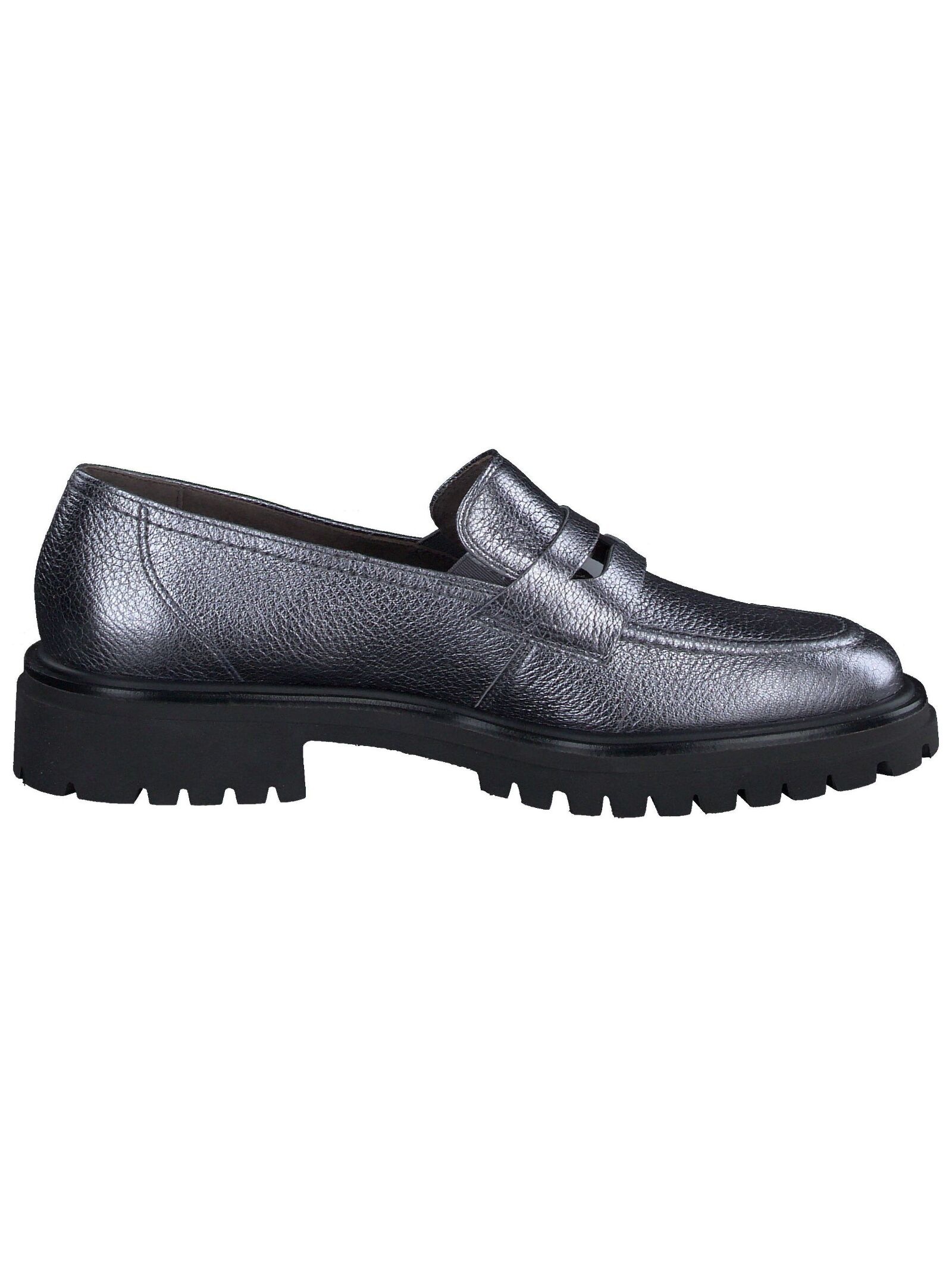 Paul Green Slipper Leather Silver 38.5 3