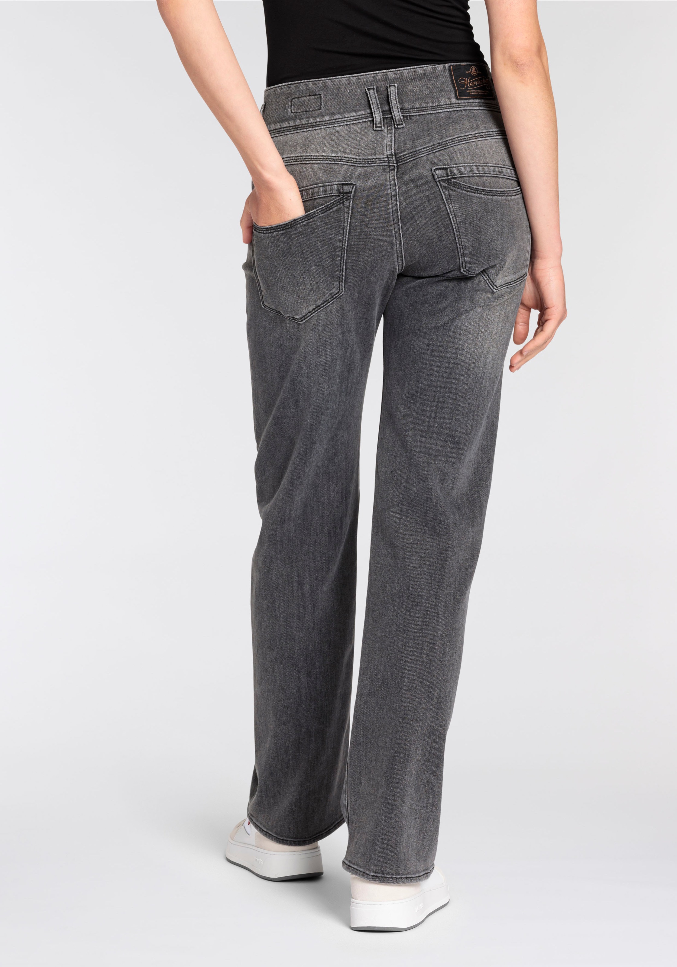 Herrlicher Straight-Jeans "Raya New Straight Denim" günstig online kaufen