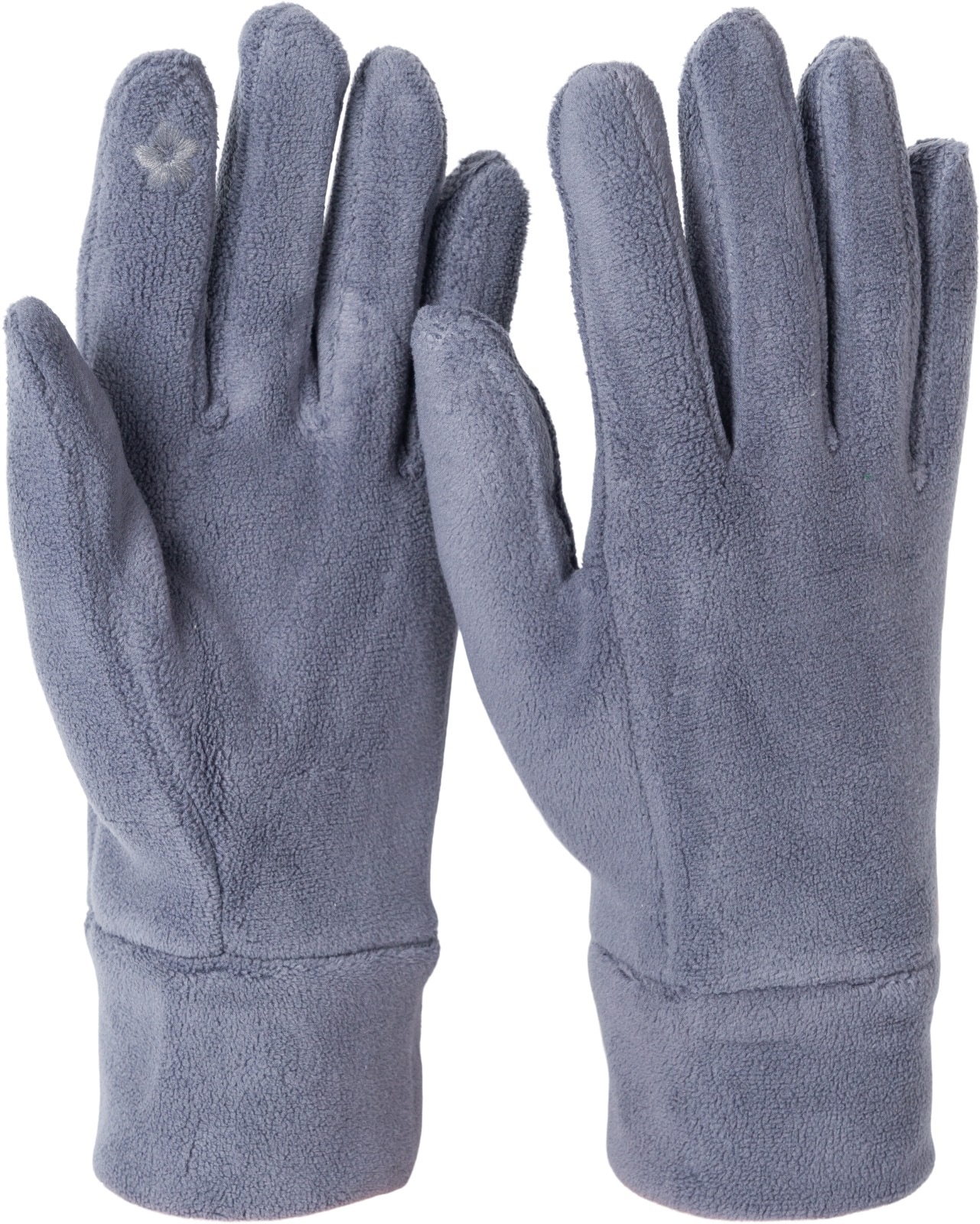 styleBREAKER Fleecehandschuhe "Einfarbige Touchscreen Fleece Handschuhe" 1 Stk.