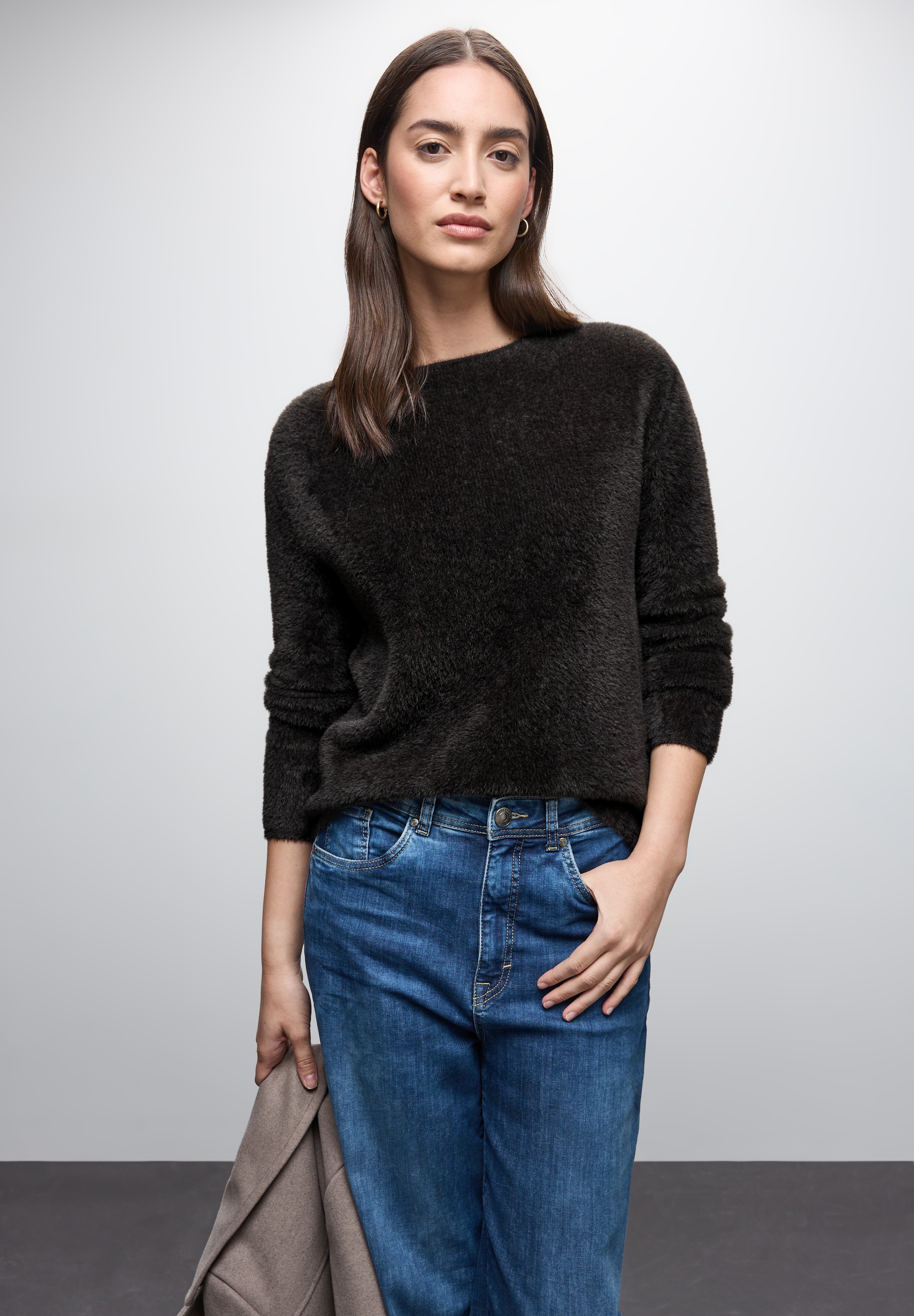 STREET ONE Strickpullover Grobstrick