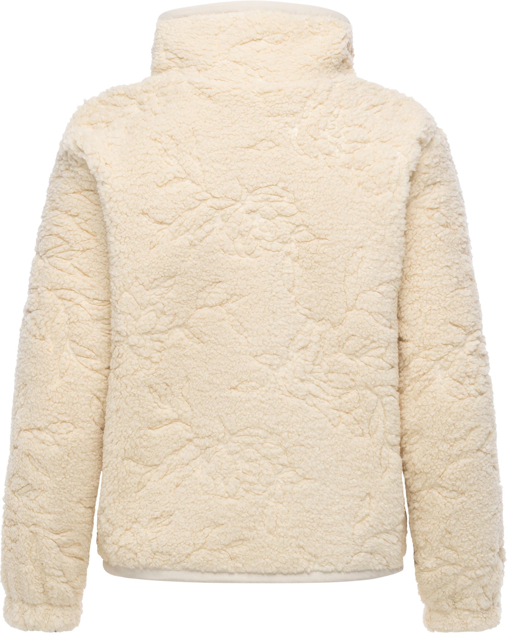 Thumbnail - Ragwear Plüschjacke "Nordicka II" ohne Kapuze Sportliche Teddy-Fleecejacke mit verstellbarem Kragen