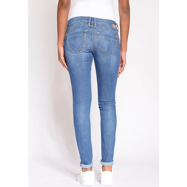 GANG Skinny-fit-Jeans »94Nena«, mit coolen Used-Effekten für bestellen |  BAUR