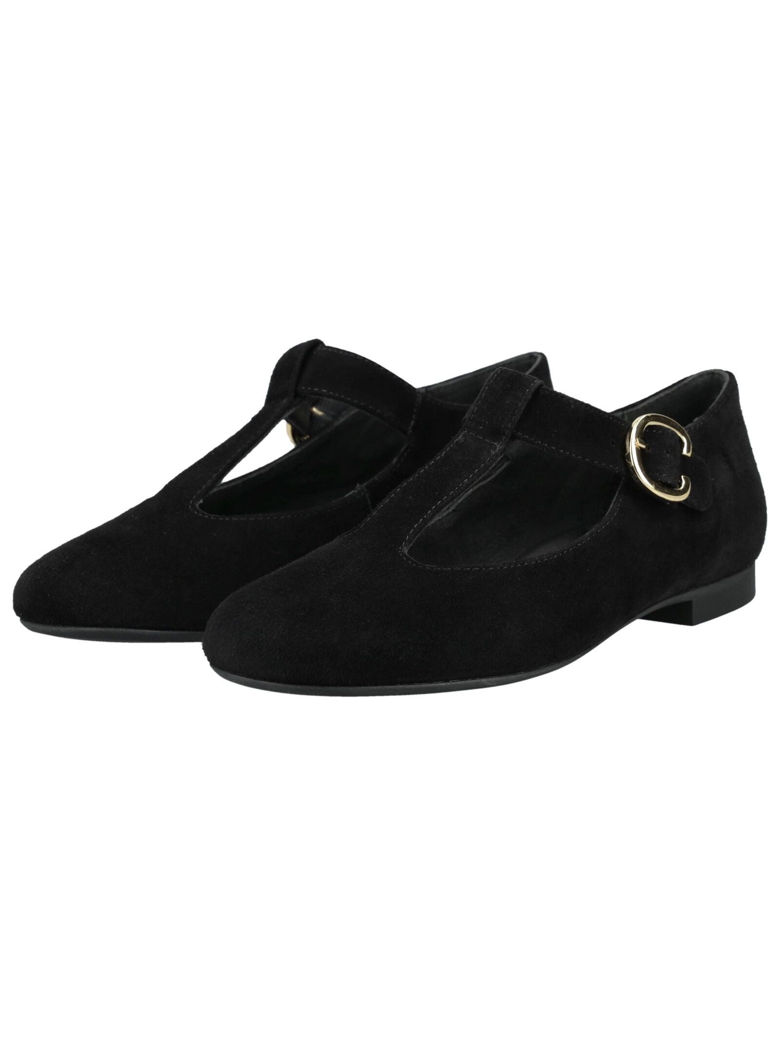 Paul Green Strap Ballerina Black 36 3