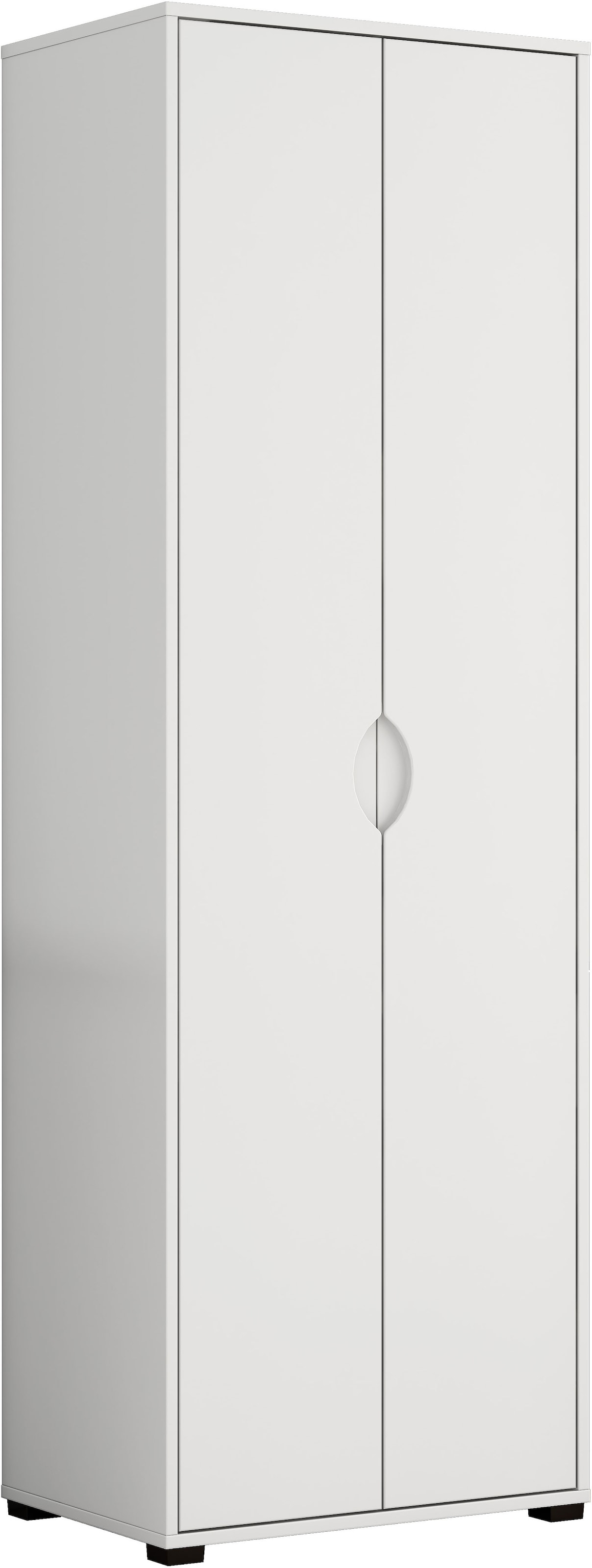 Aktenschrank OTTO HOME "ALENNA-AS2T", weiß, B:60cm H:180cm T:40cm, Schränke, Mehrzweckschrank, modernes Design, Höhe 180 cm - weiß, B/H/T: 60cm x 180c