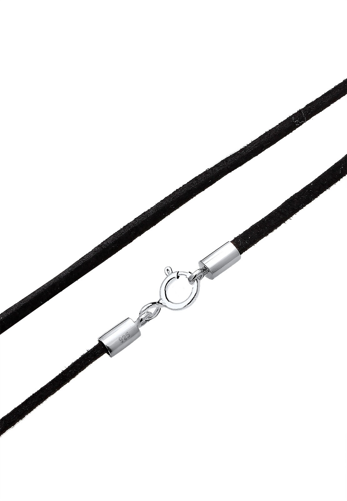 Elli Choker »Halskette Basic Trend Blogger Choker Velour 925 Silber«