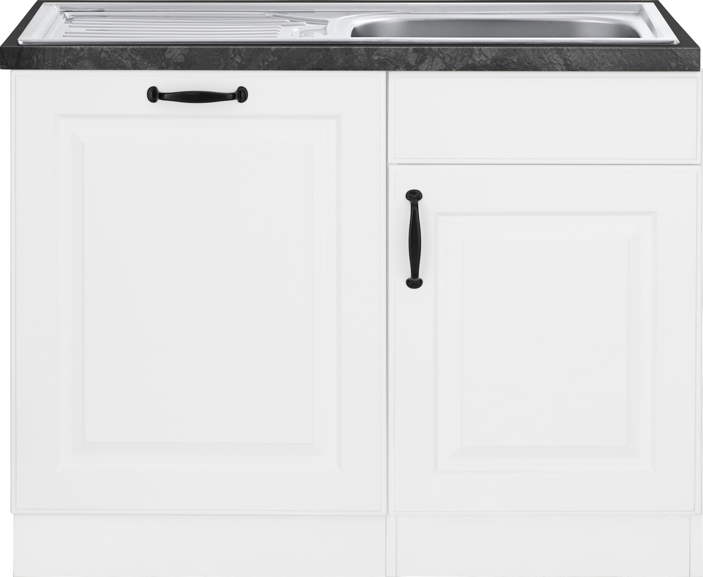 wiho Küchen Spülenschrank »Erla«, 110 cm breit, inkl. Tür/Sockel für Geschirrspüler