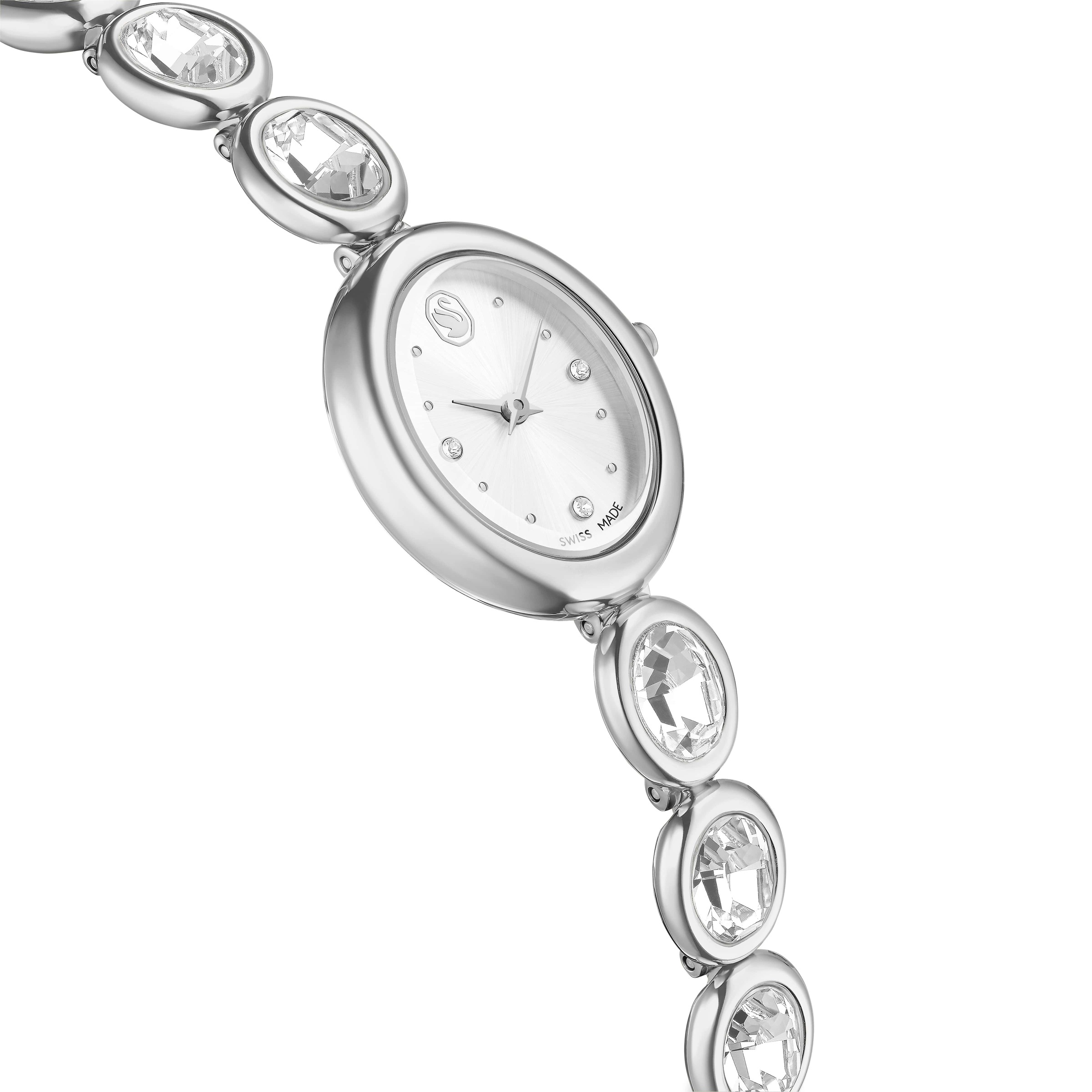 Swarovski Quarzuhr »IMBER« Armbanduhr, Damenuhr, Swiss Made, Edelstahlarmband, analog