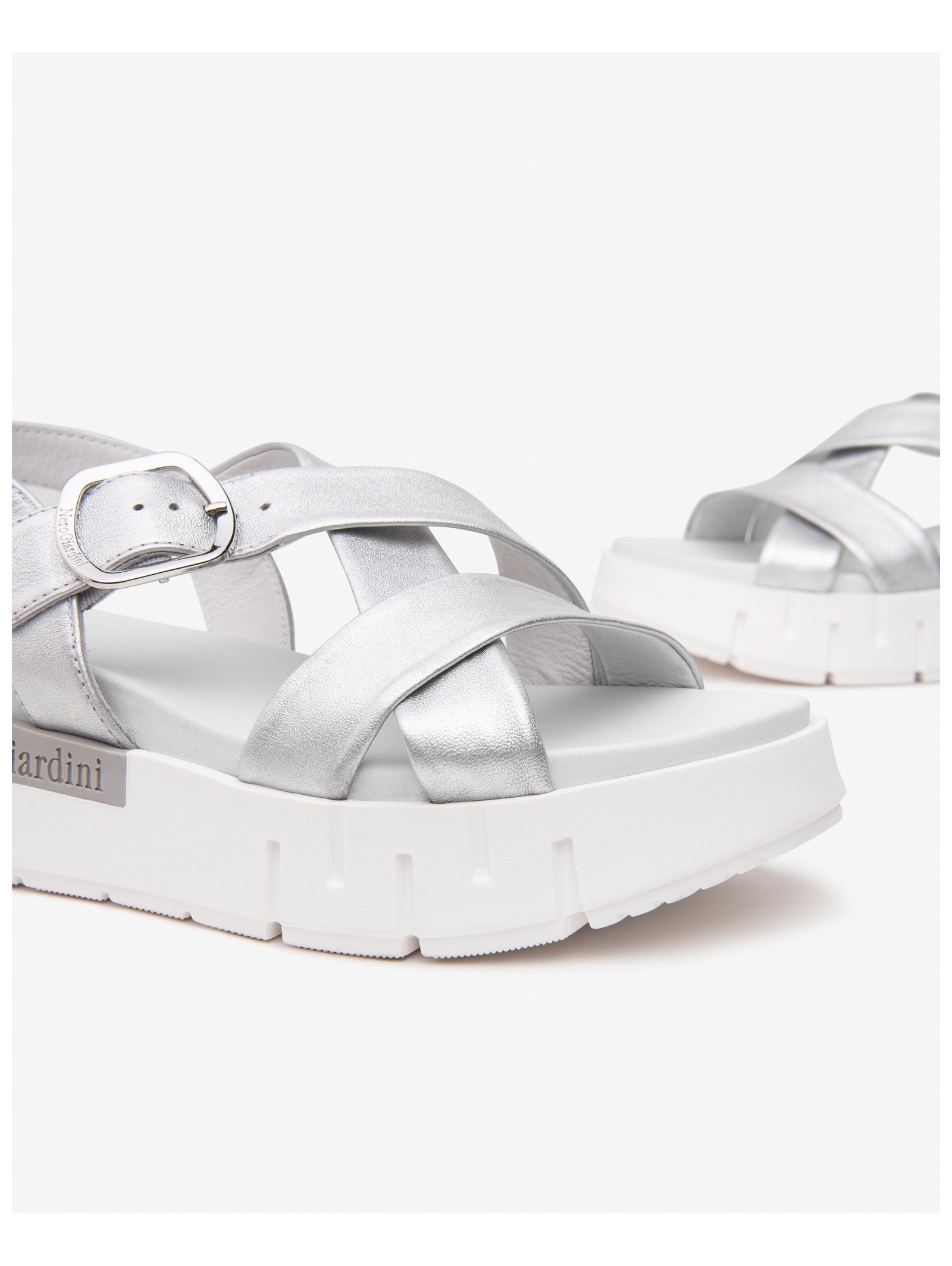 Nero Giardini Plateausandaletten »Nero Giardini Sandalen Leder«