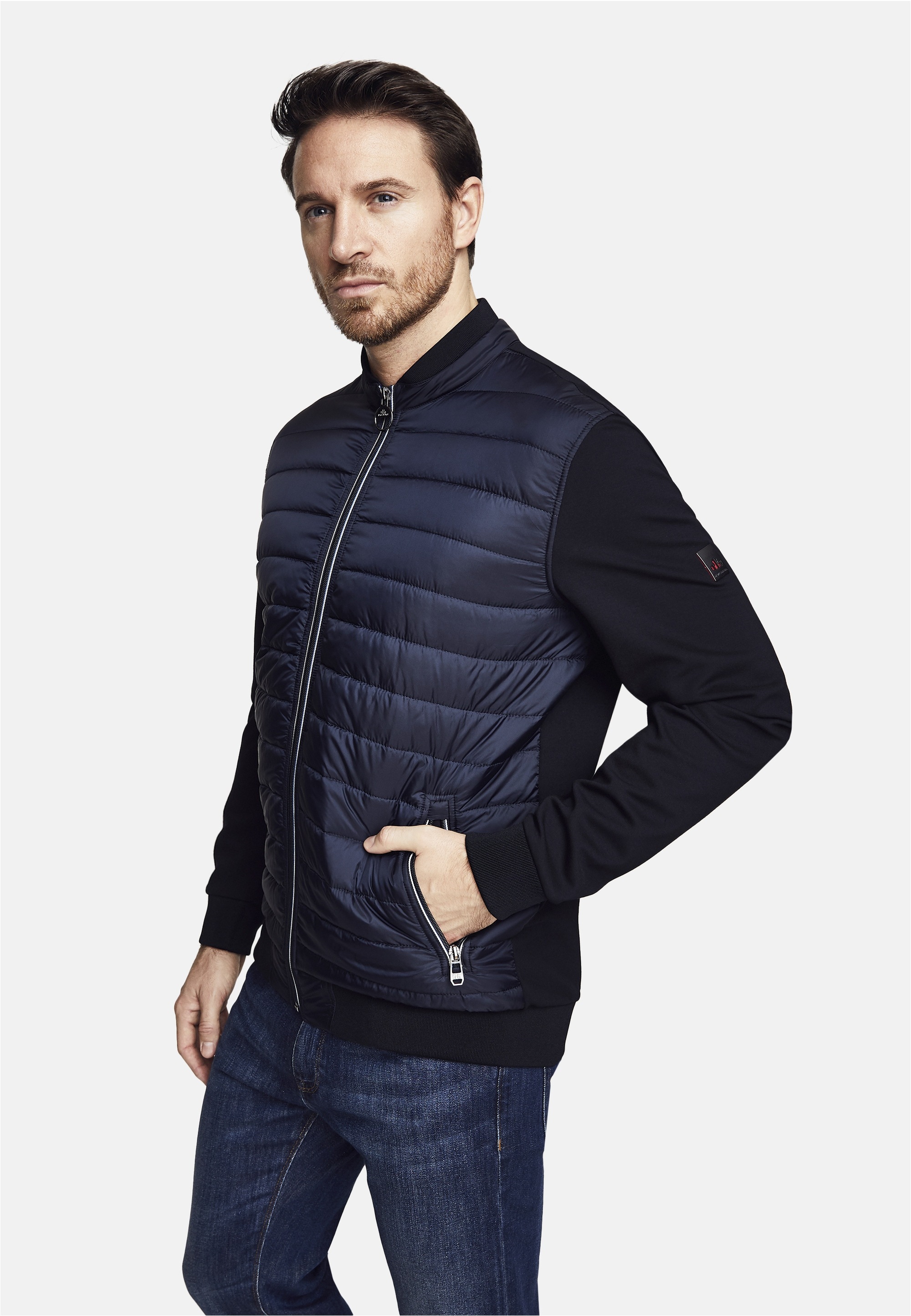 New Canadian Outdoorjacke, im Materialmix