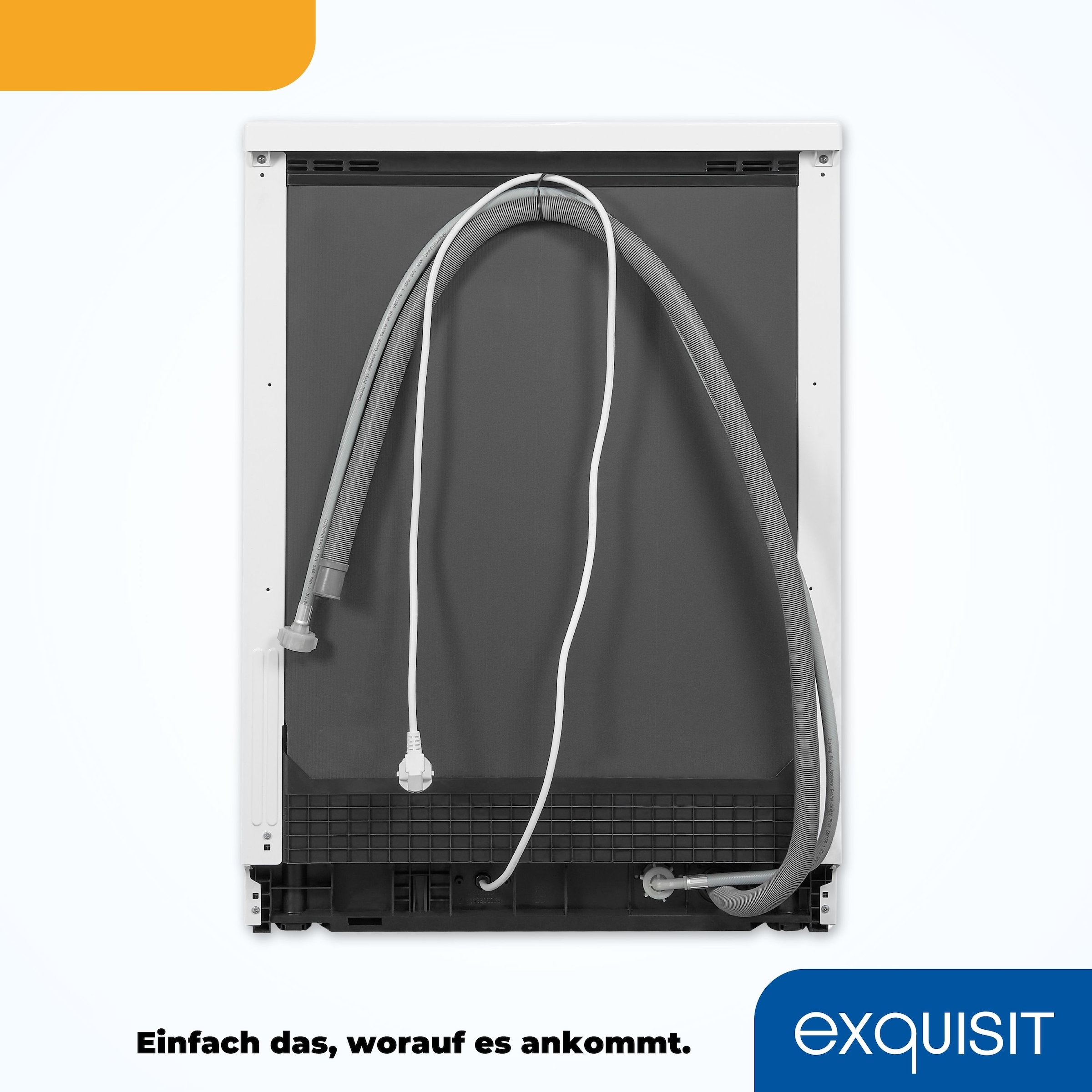 exquisit Standgeschirrspüler »GSP9313-030E weiss«