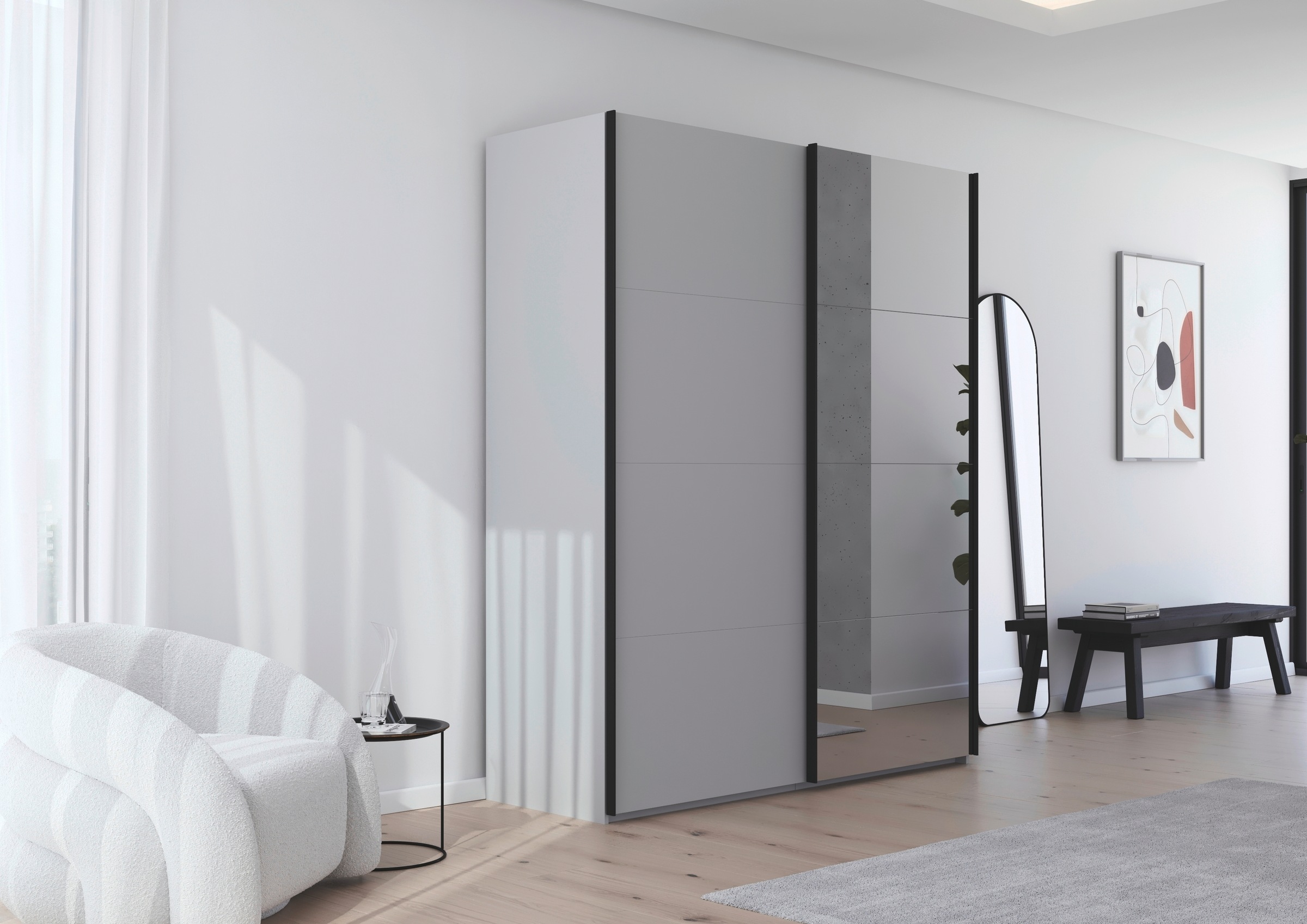 rauch Schwebetürenschrank "Kleiderschrank Schrank Garderobe Schlafzimmersch günstig online kaufen