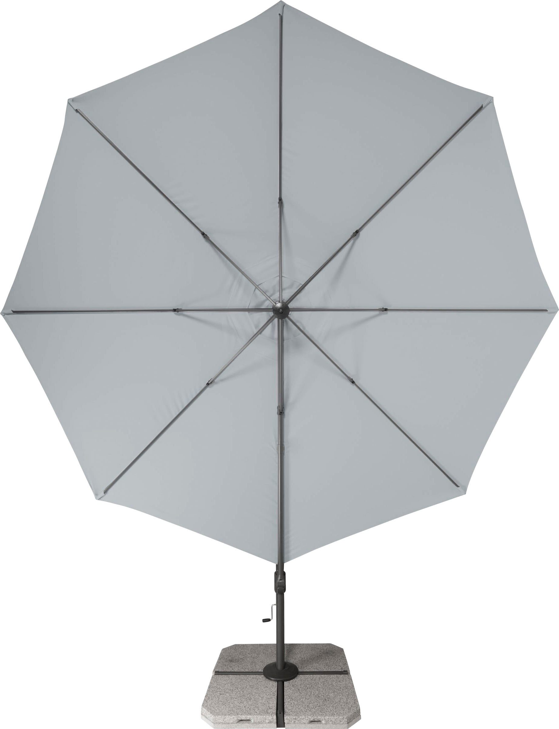 doppler® Ampelschirm, inkl. Schirmständer, ohne Wegeplatten, UV-beständig