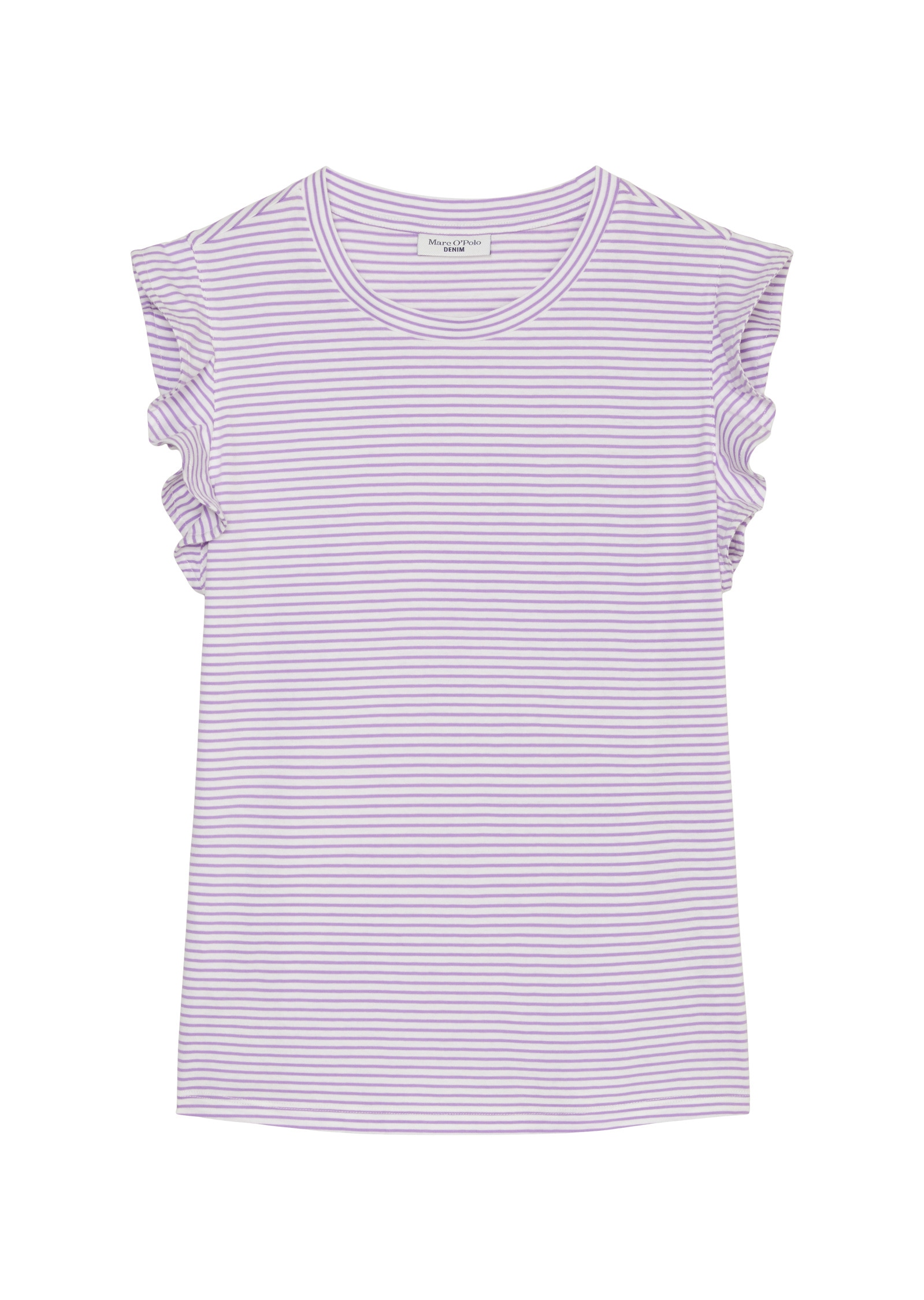 Marc O'Polo DENIM T-Shirt »mit kurzen Volantärmeln«