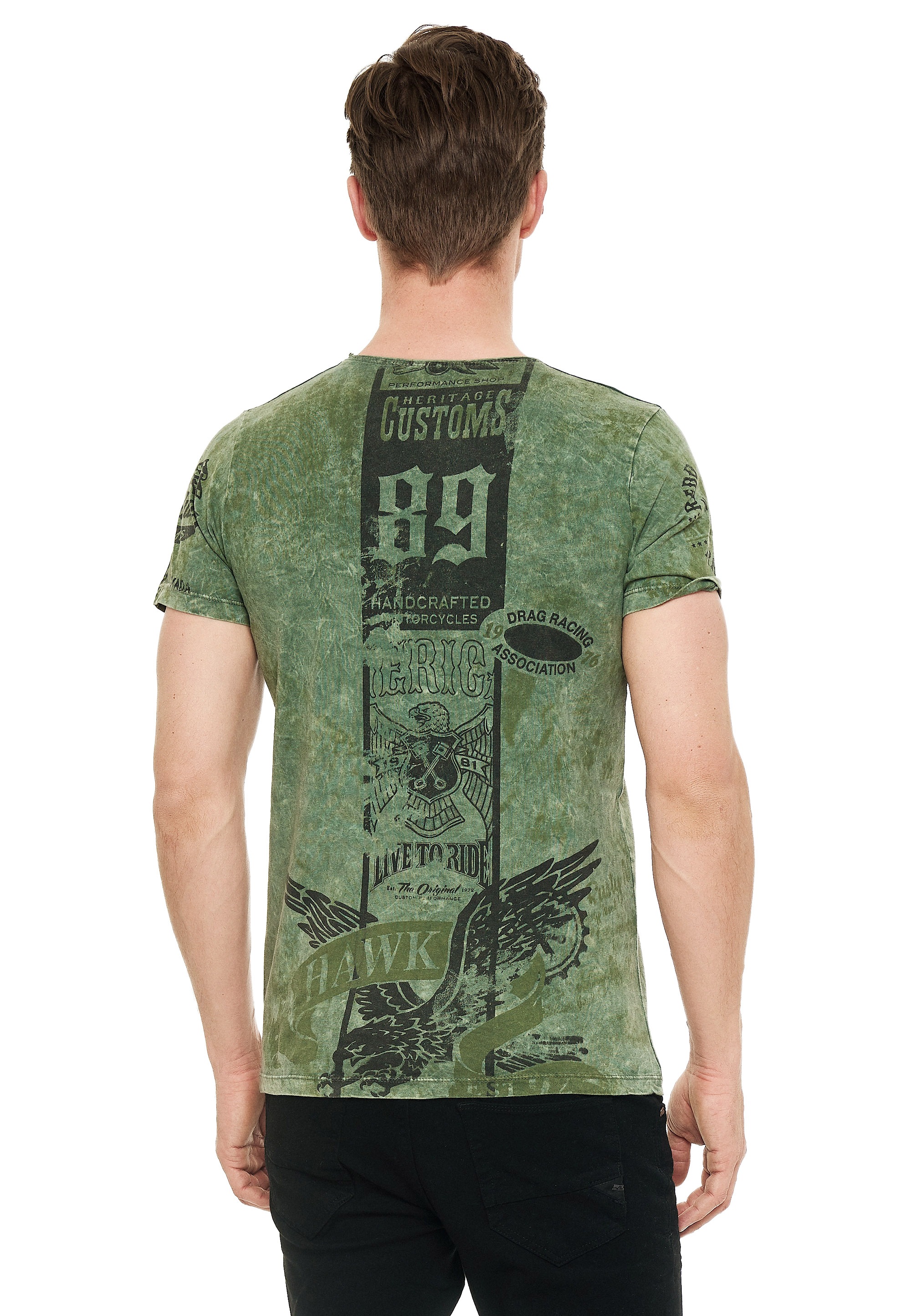 | Rusty ▷ mit kaufen Neal Print T-Shirt, BAUR modernem