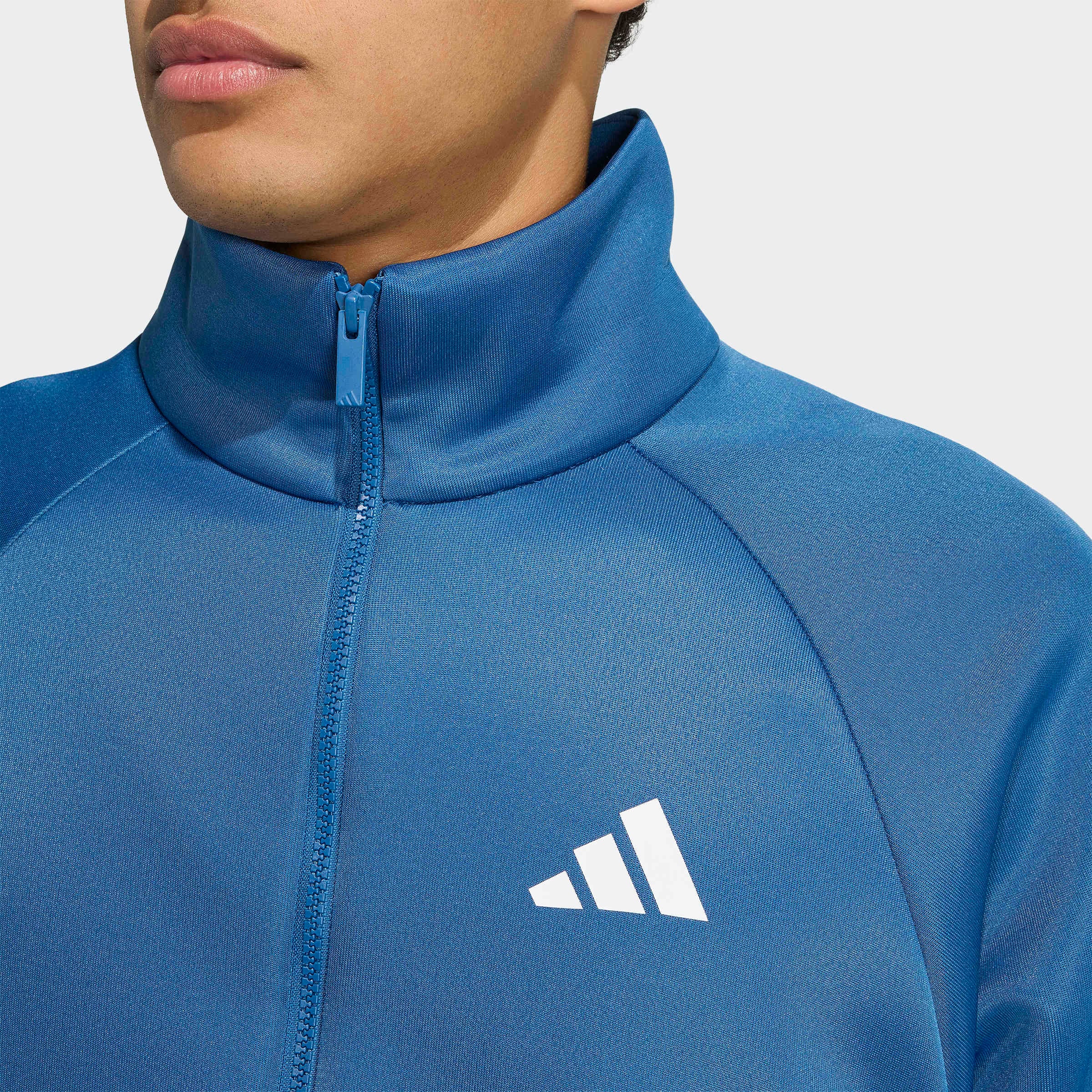 adidas Sportswear Trainingsjacke »STADIUM« mit Rollkragen, lockere Passform, aus Polyester und Baumwolle