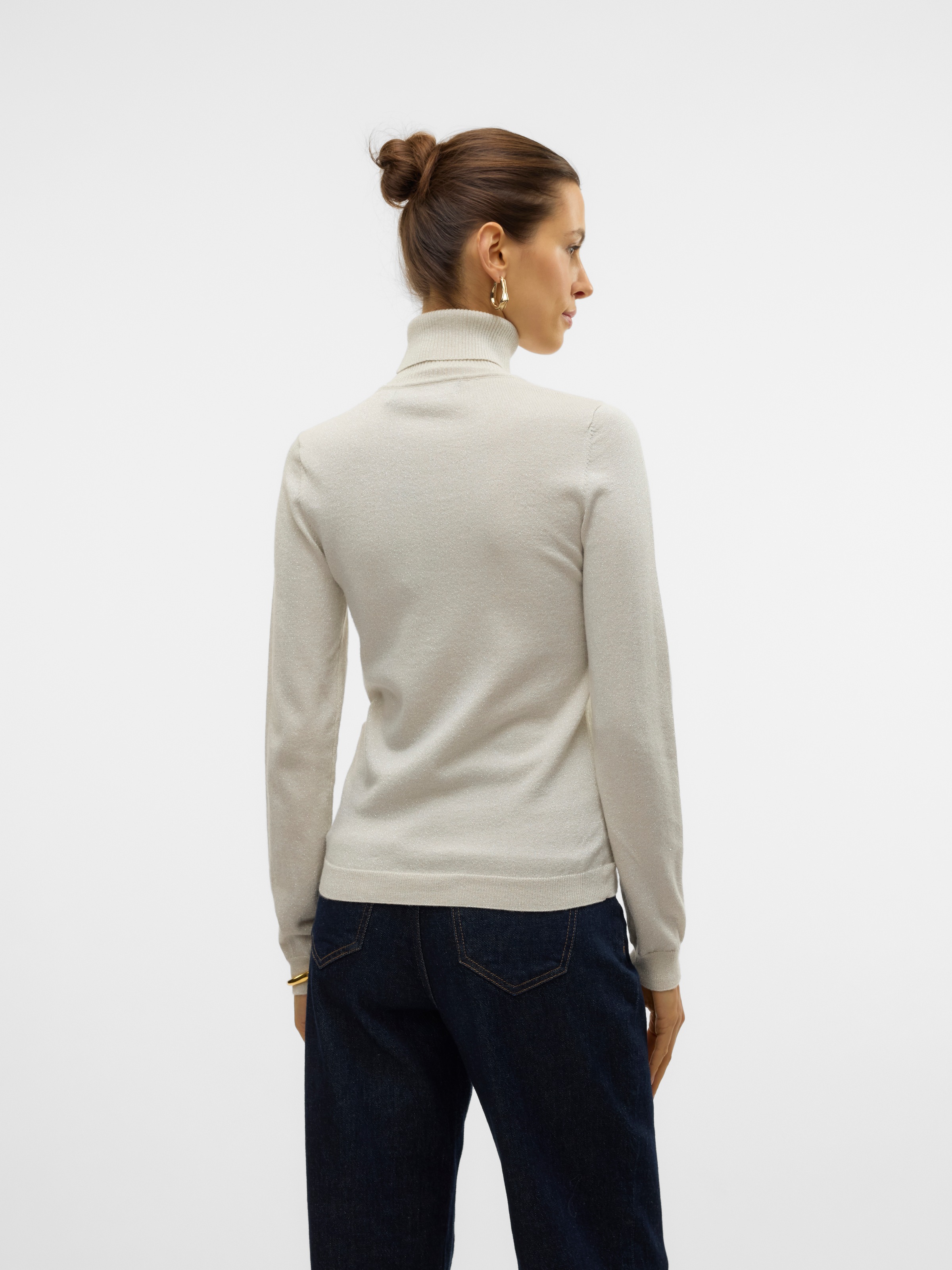 Vero Moda Rollkragenpullover »VMHAPPYSHINE LS ROLLNECK PULLOVER BOO«