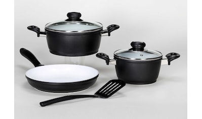 Topf-Set »Oslo«, Aluminiumguss, (Set, 6 tlg., 1x Kochtopf Ø 16 cm, 1x Kochtopf Ø 20...