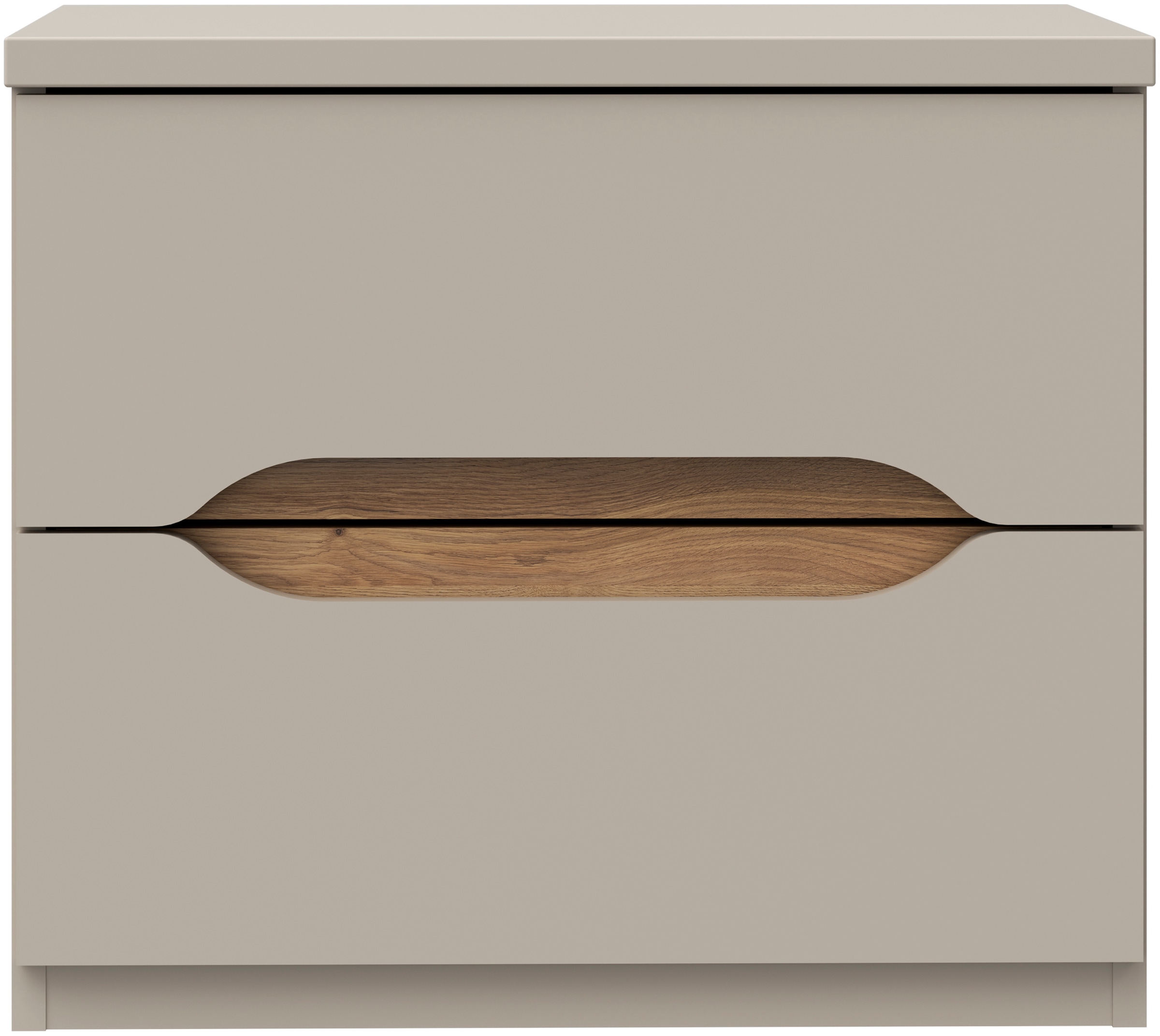 FORTE Nachtkommode, B/H/T 50,4/44,3/41,5 cm Nako ohne Griffe