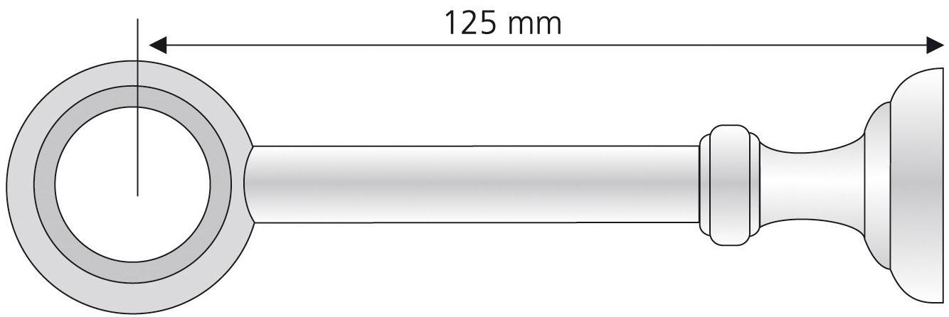 Liedeco Träger »Thüringen«, (1 St.), für Gardinenstangen Ø 28 mm