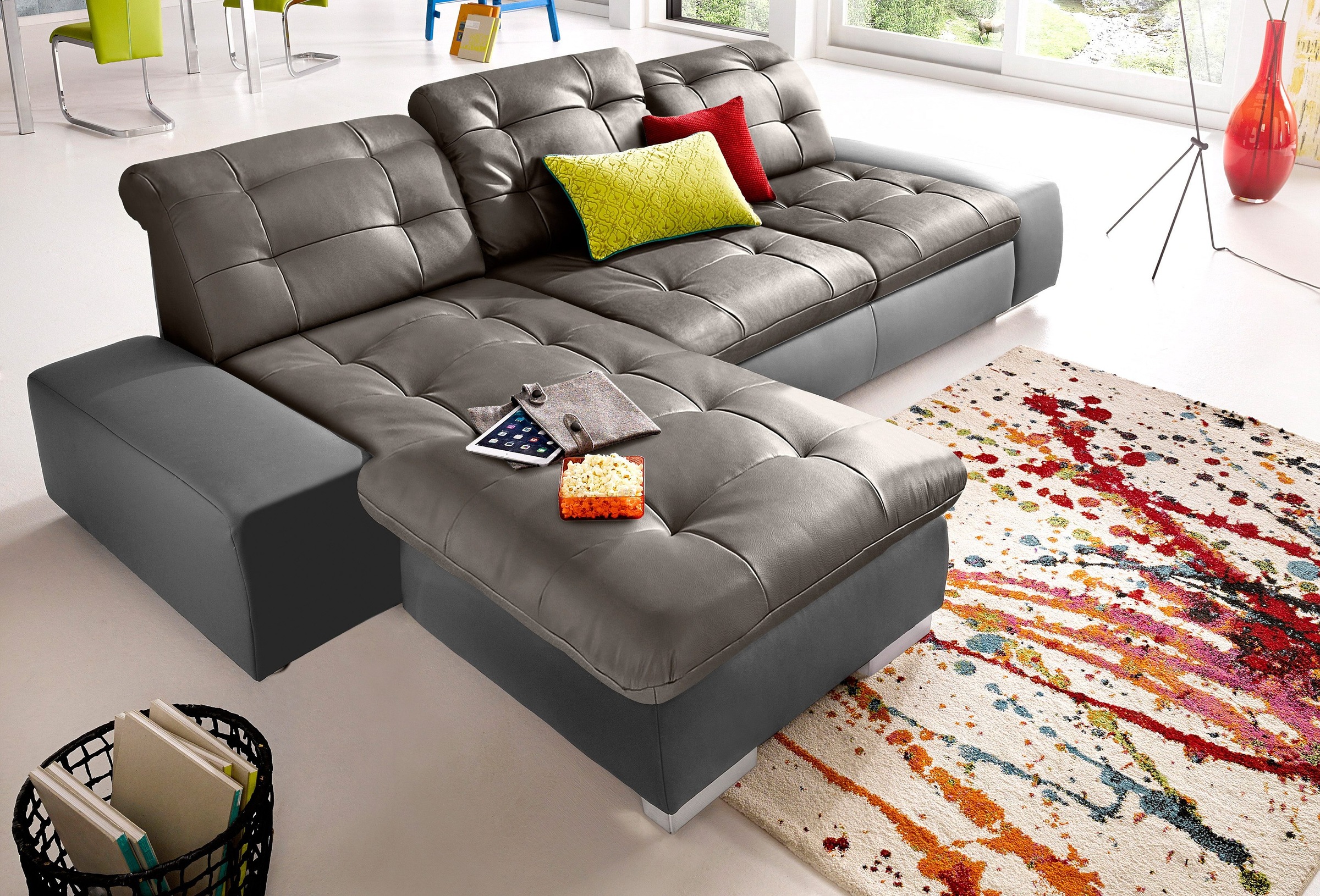 sit&more Ecksofa "Palomino L-Form", wahlweise XL oder XXL und mit Bettfunkt günstig online kaufen